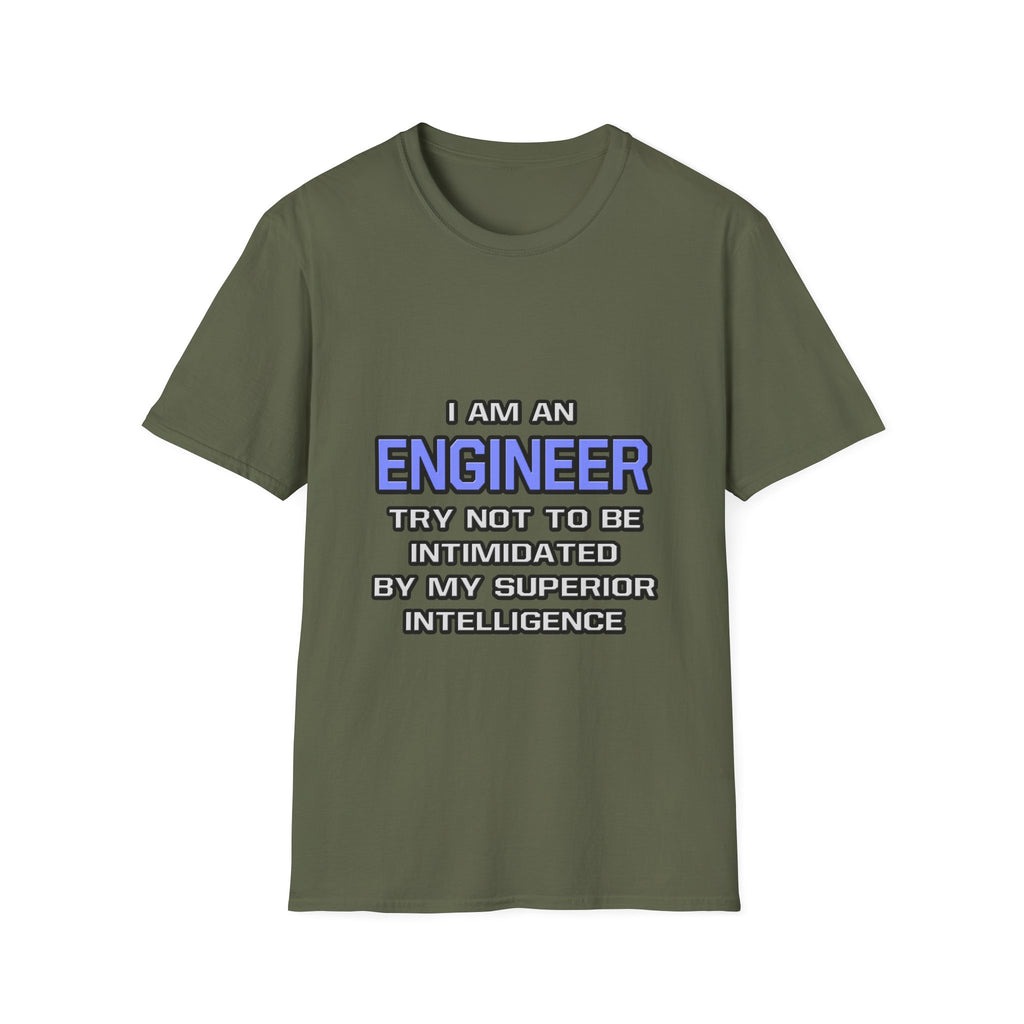 Engineer Joke ... Superior Intelligence - Unisex Softstyle T-Shirt