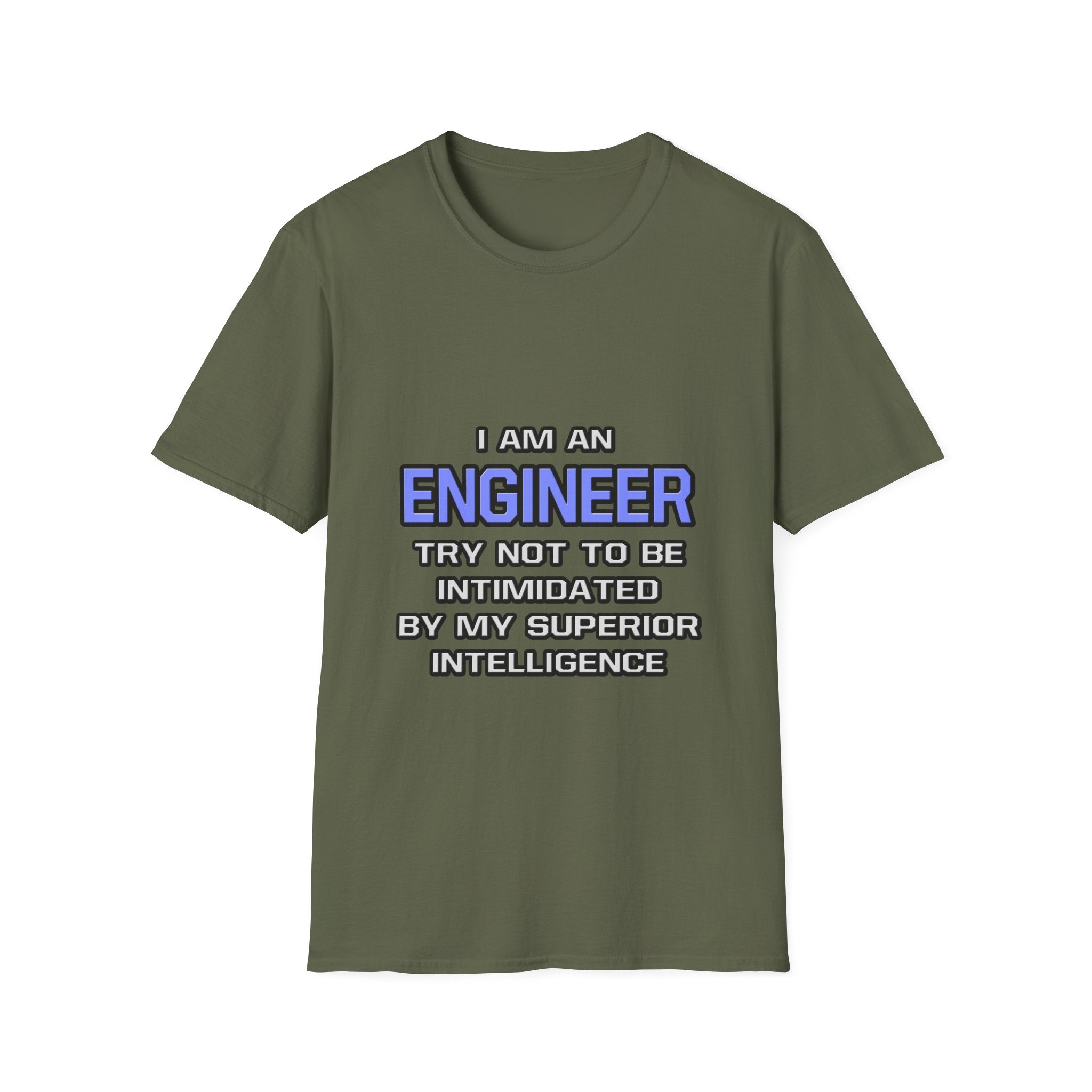 Engineer Joke ... Superior Intelligence - Unisex Softstyle T-Shirt