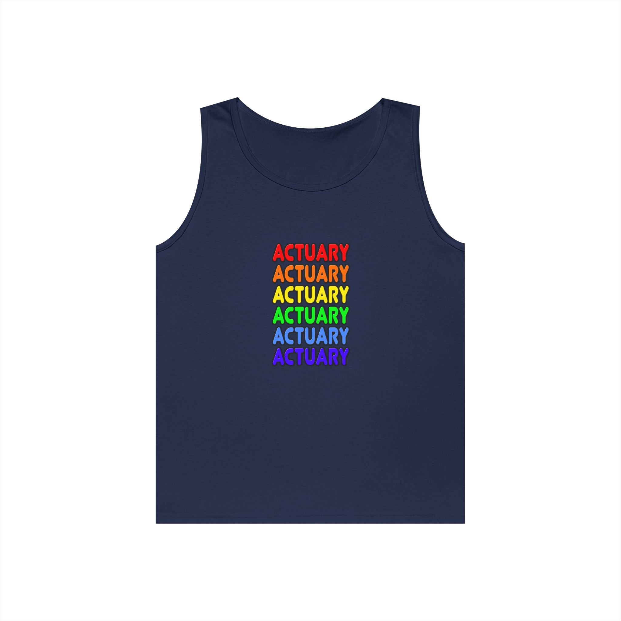 Rainbow Actuary - Unisex Heavy Cotton Tank Top