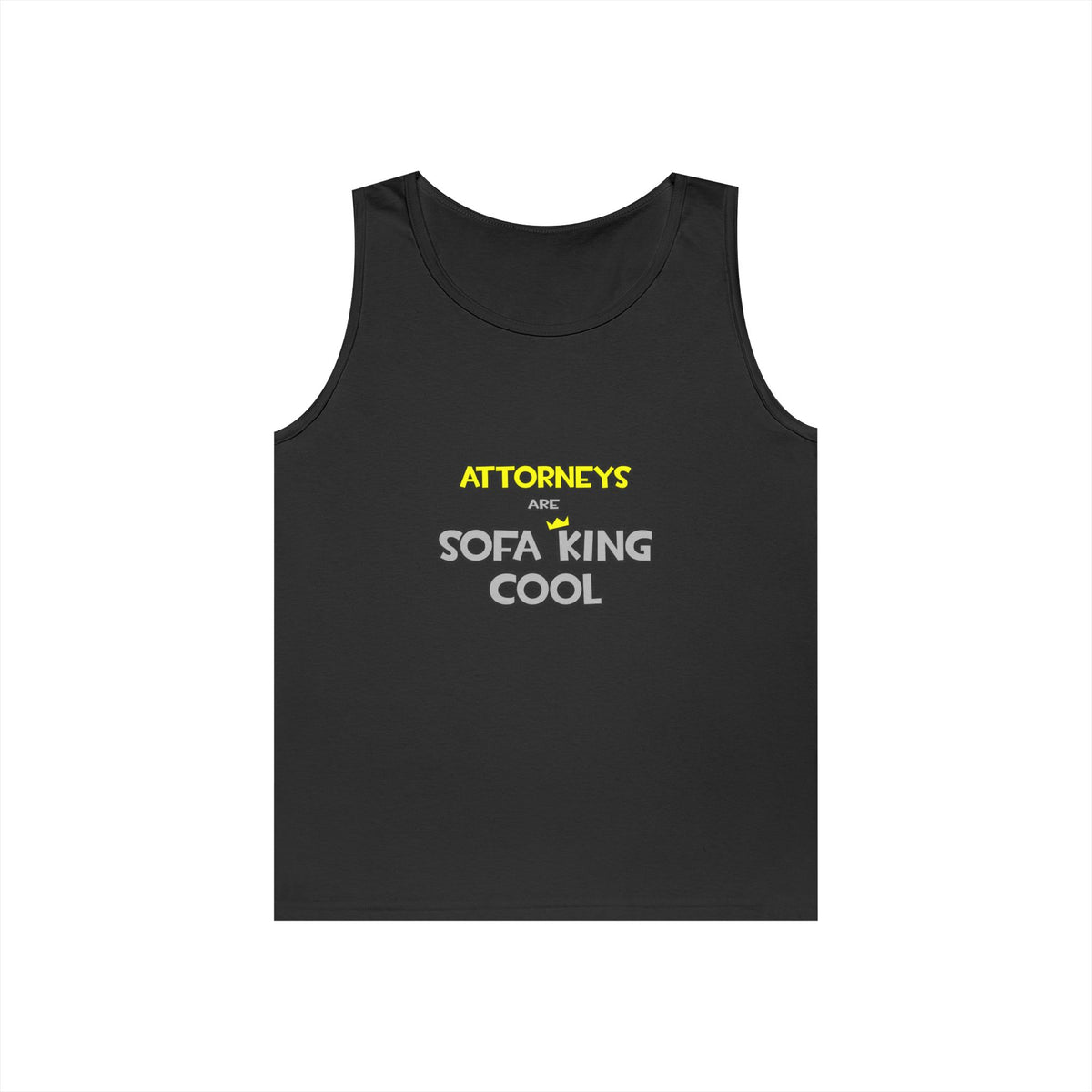 Attorneys Are Sofa King Cool - Unisex Heavy Cotton Tank Top