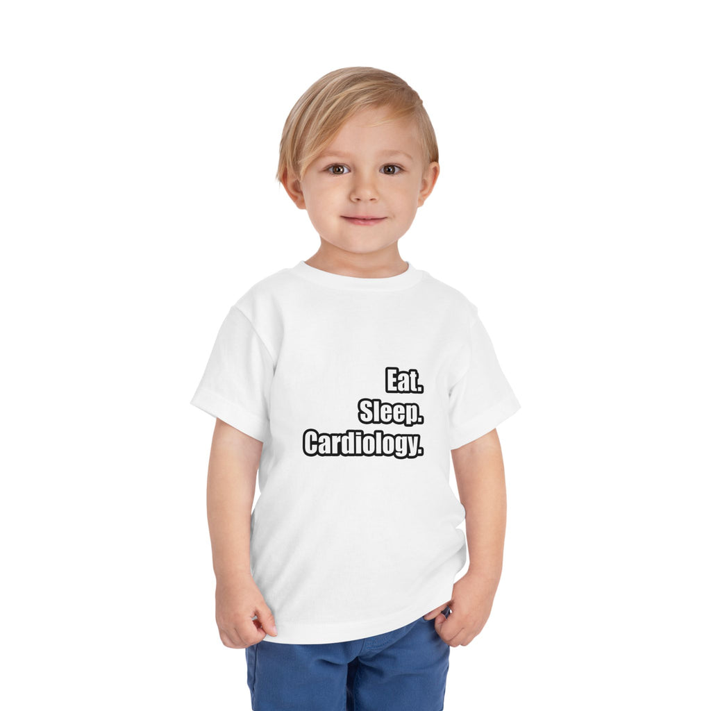 Eat. Sleep. Cardiology - Toddler Short Sleeve Tee