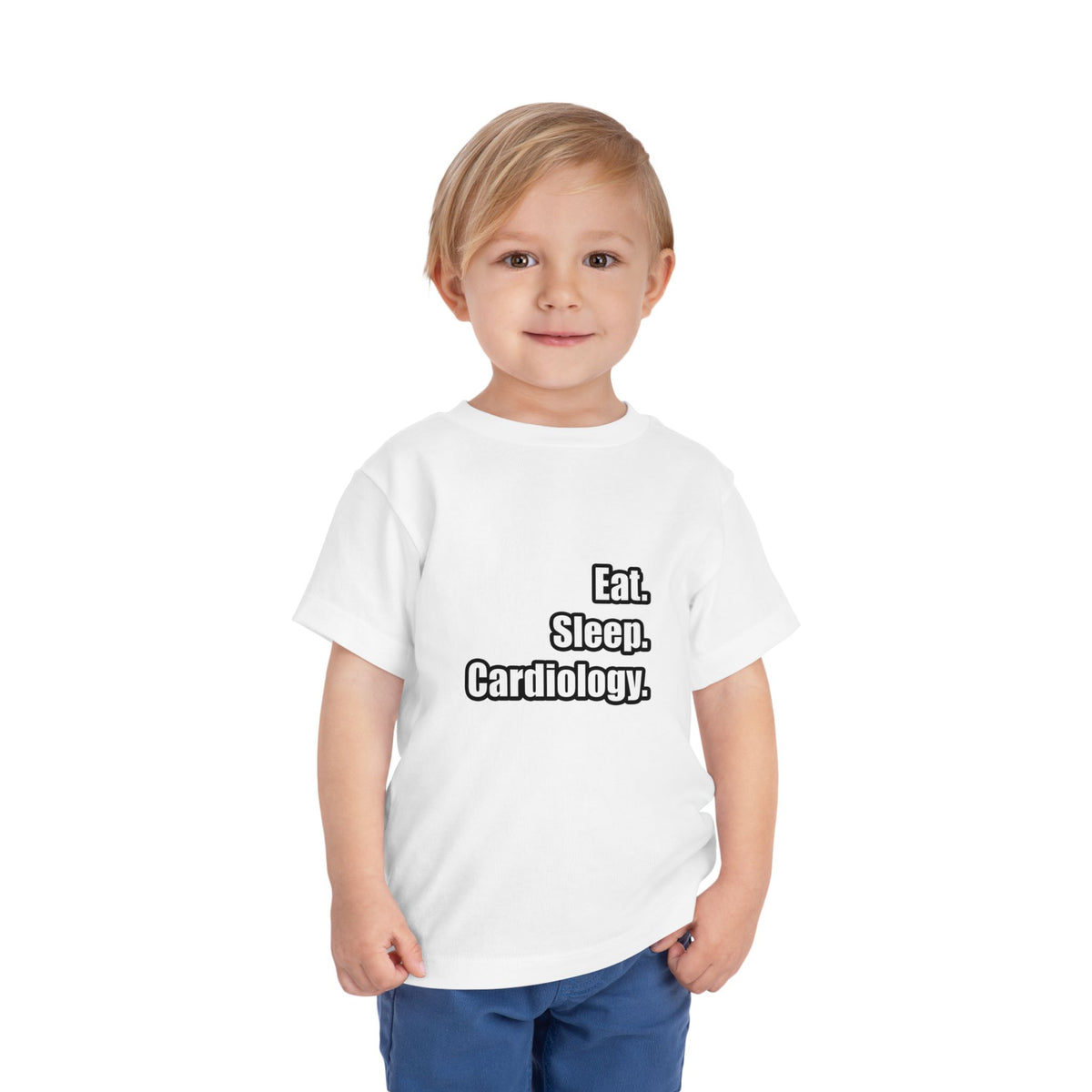Eat. Sleep. Cardiology - Toddler Short Sleeve Tee