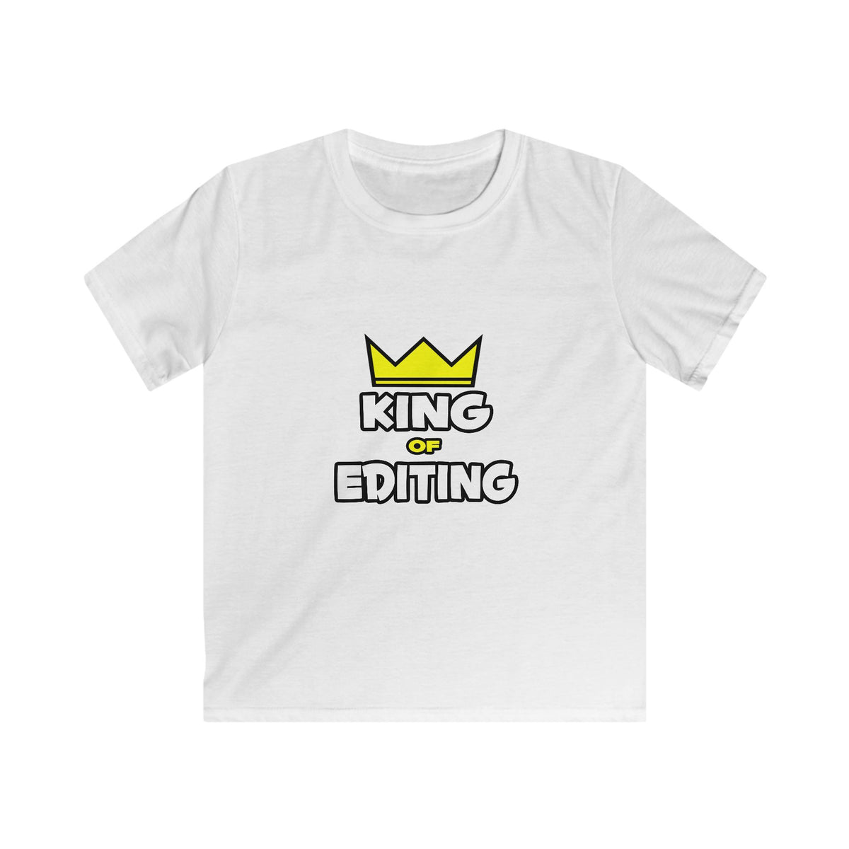 King of Editing - Kids Softstyle Tee