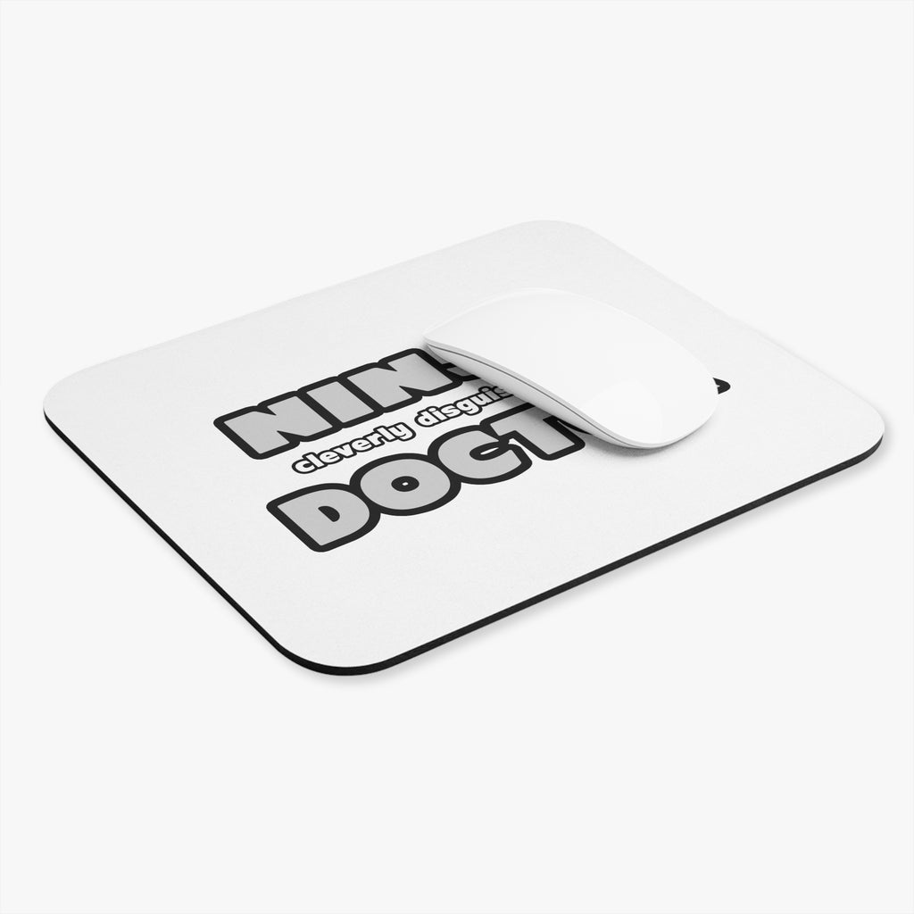 Ninja Cleverly Disguised As A Doctor - Mouse Pad (Rectangle)
