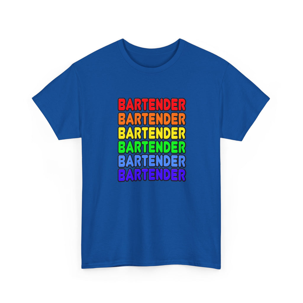 Rainbow Bartender - Unisex Heavy Cotton Tee