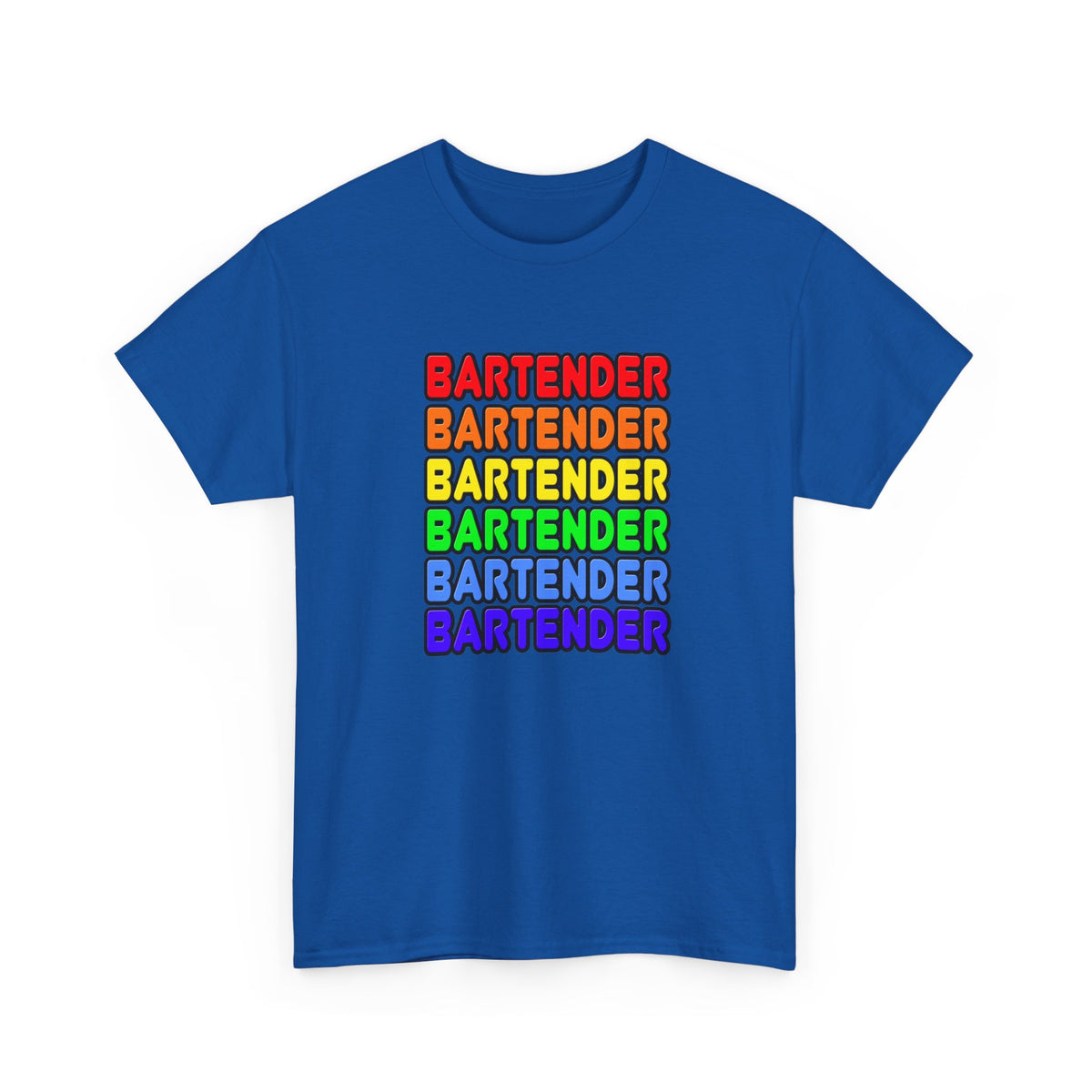 Rainbow Bartender - Unisex Heavy Cotton Tee