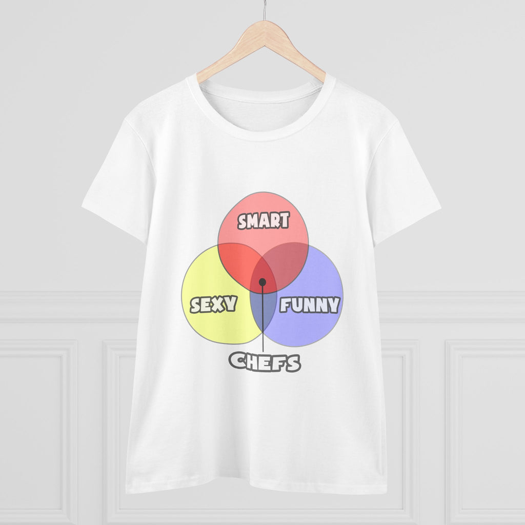 Venn Diagram .. Chefs - Women's Midweight Cotton Tee