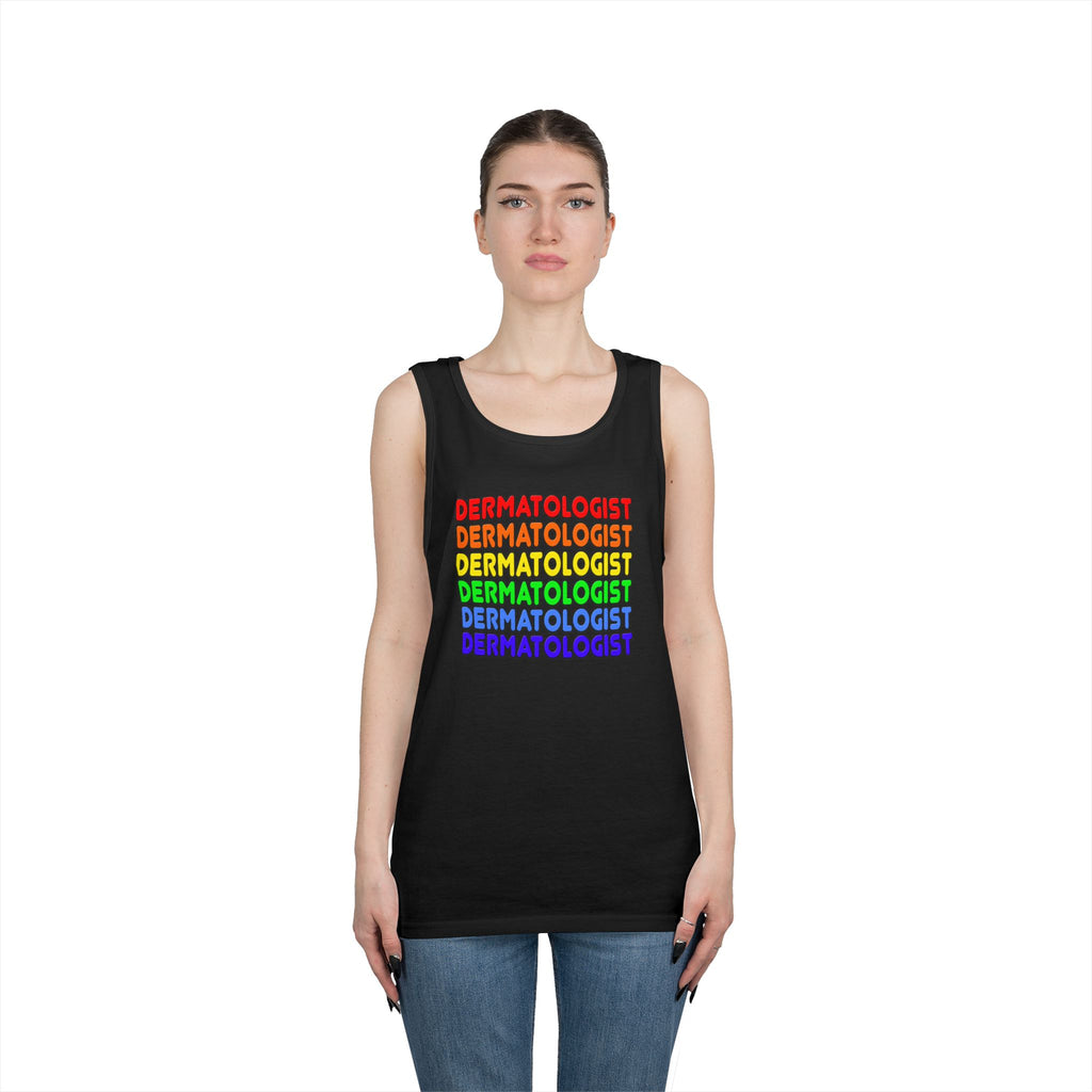 Rainbow Dermatologist - Unisex Heavy Cotton Tank Top