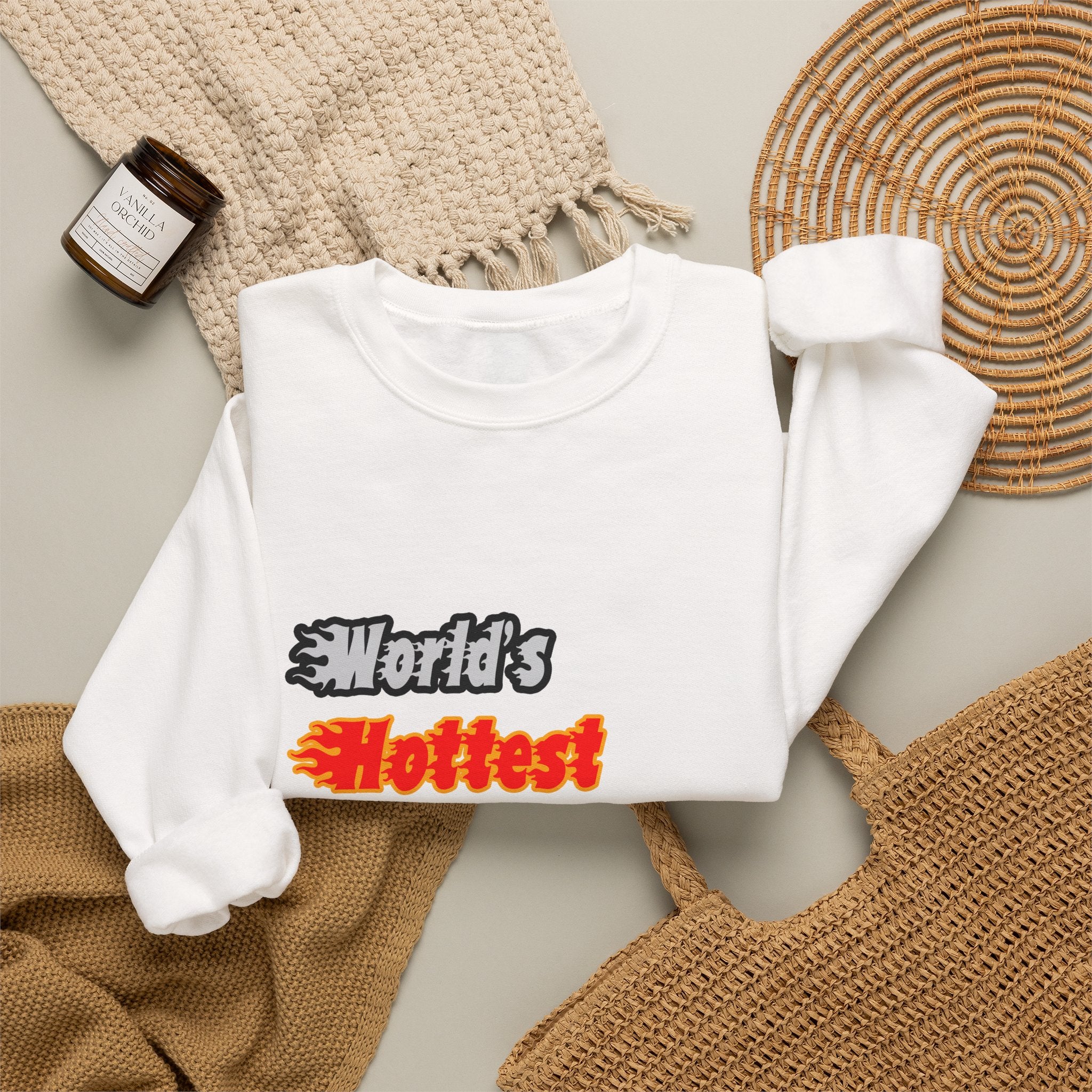 World's Hottest Administrative Assistant - Unisex Heavy Blend™ Crewneck Sweatshirt