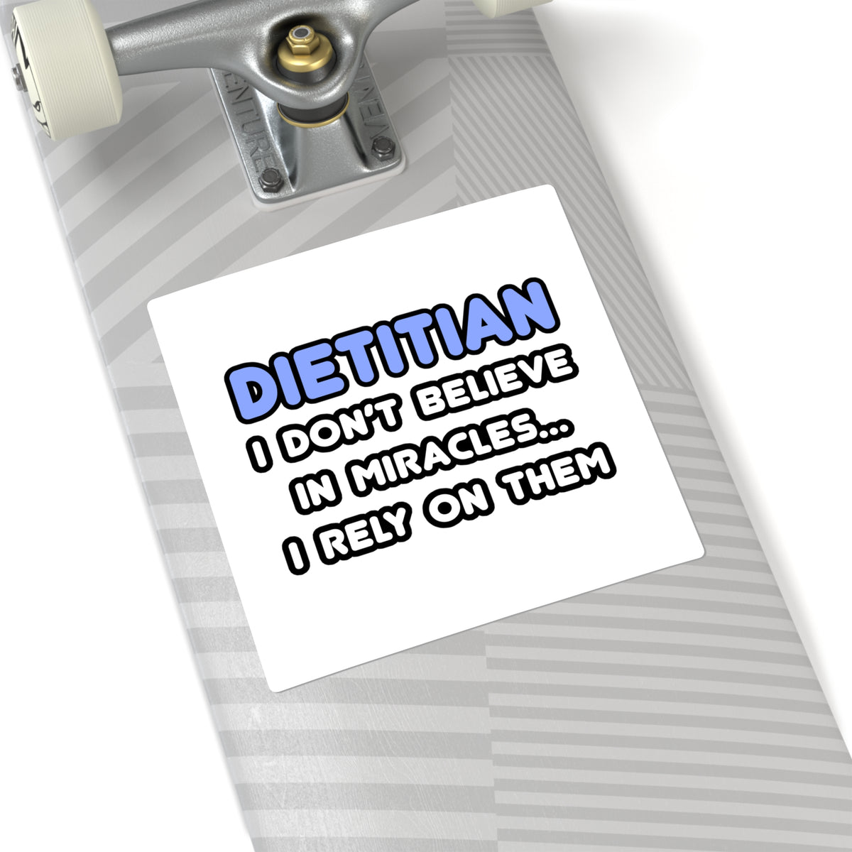 Miracles and Dietitians - Square Stickers