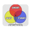 Venn Diagram .. Engineers - Mouse Pad (Rectangle)