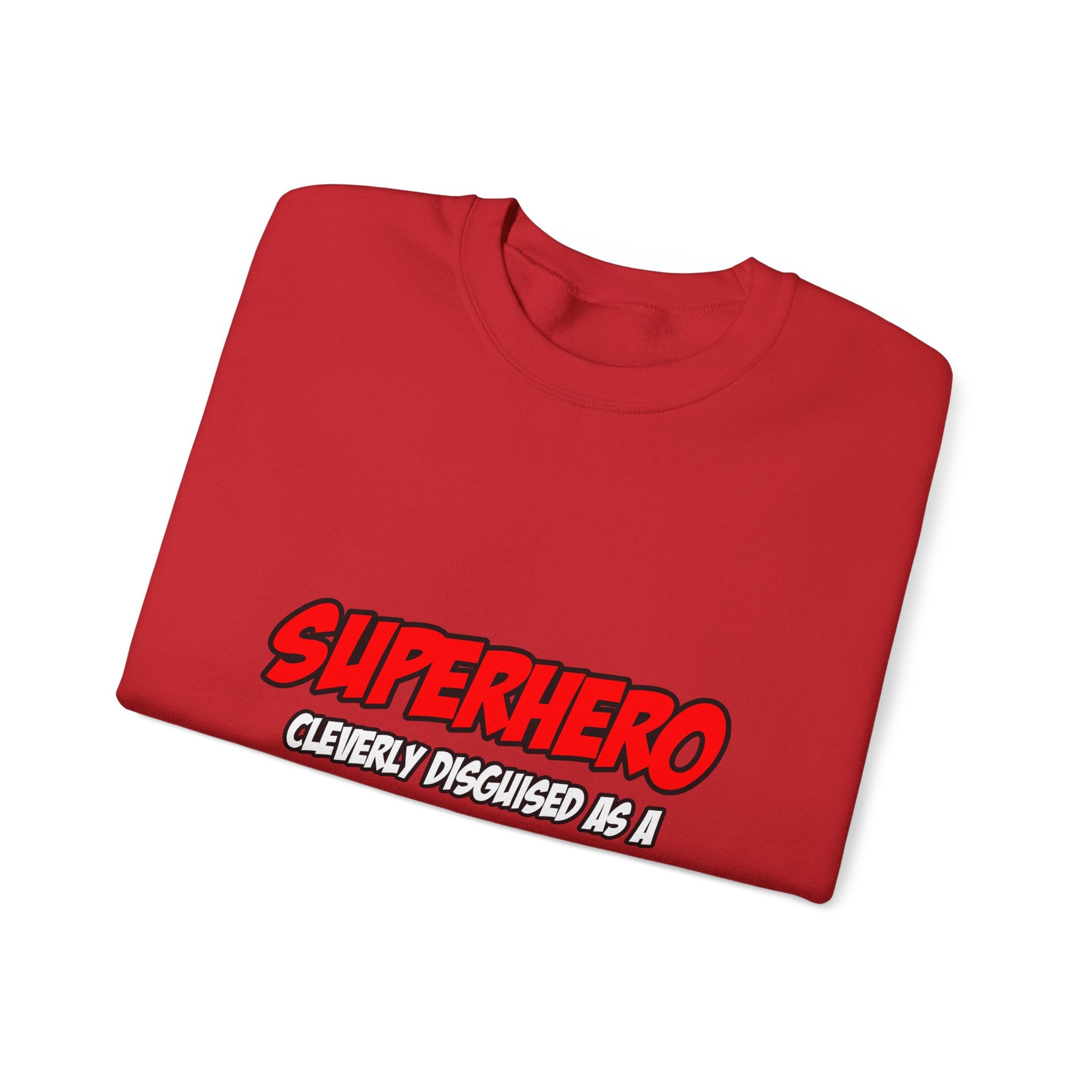 Superhero...Teacher - Unisex Heavy Blend™ Crewneck Sweatshirt