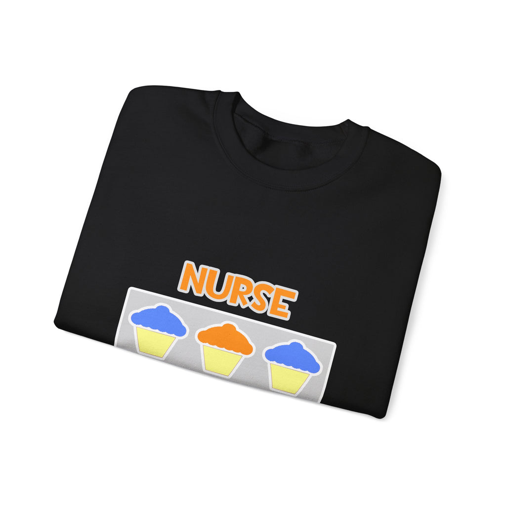 Nurse ... Will Work For Cupcakes - Unisex Heavy Blend™ Crewneck Sweatshirt