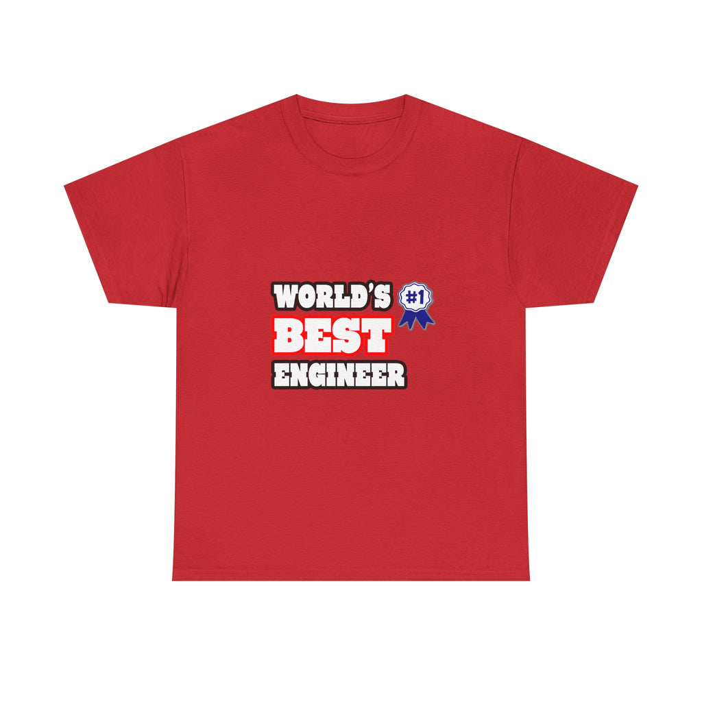 World's Best Engineer - Unisex Heavy Cotton Tee