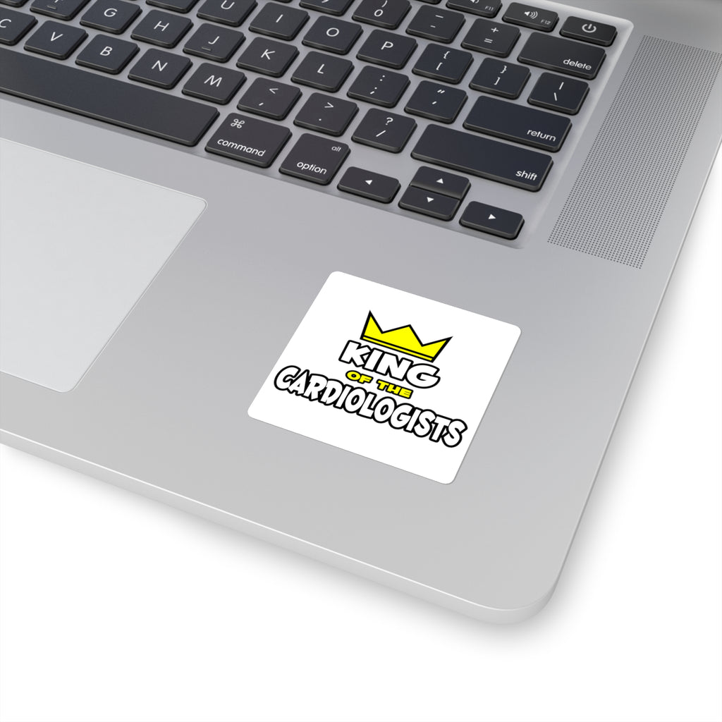 King of the Cardiologists - Square Stickers