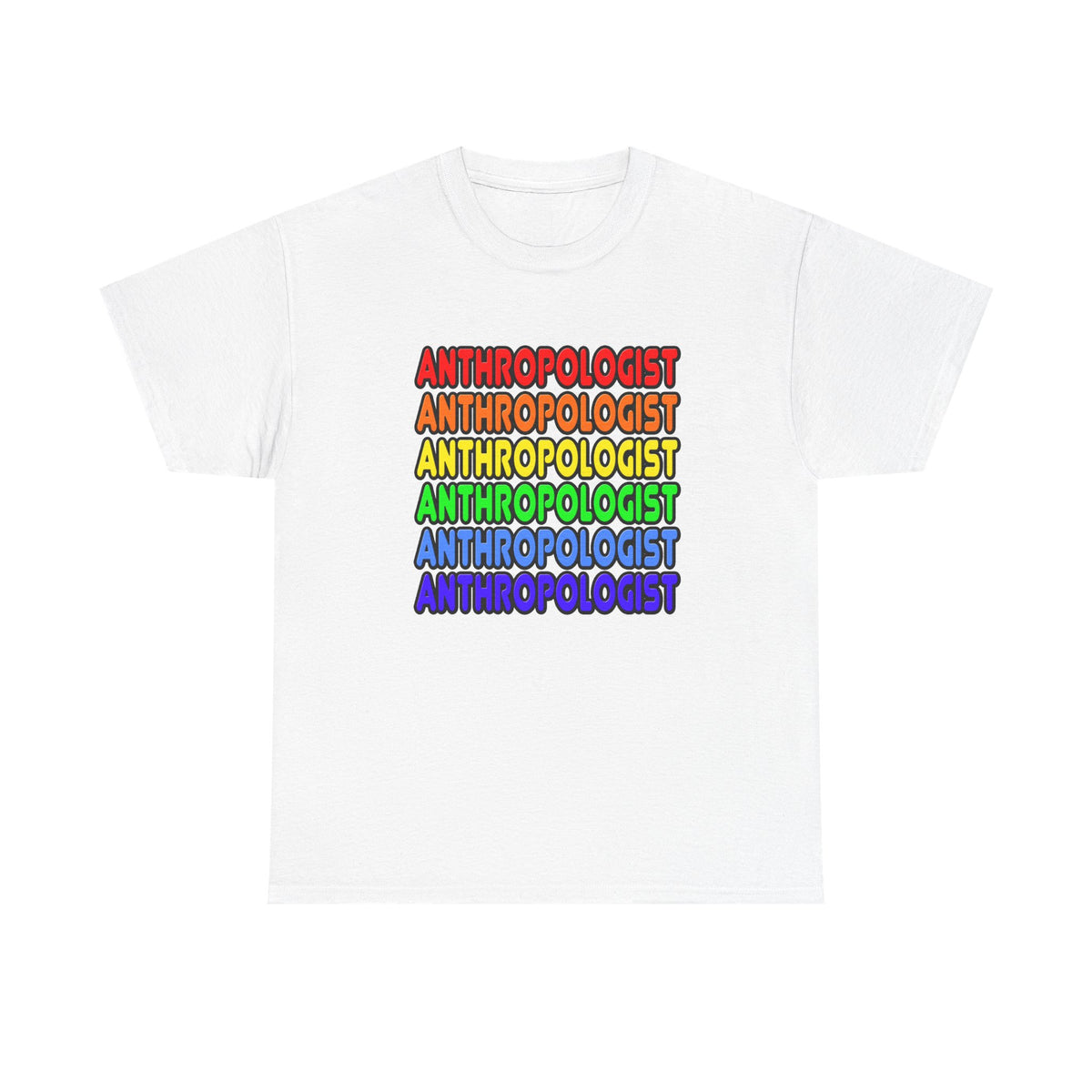 Rainbow Anthropologist - Unisex Heavy Cotton Tee