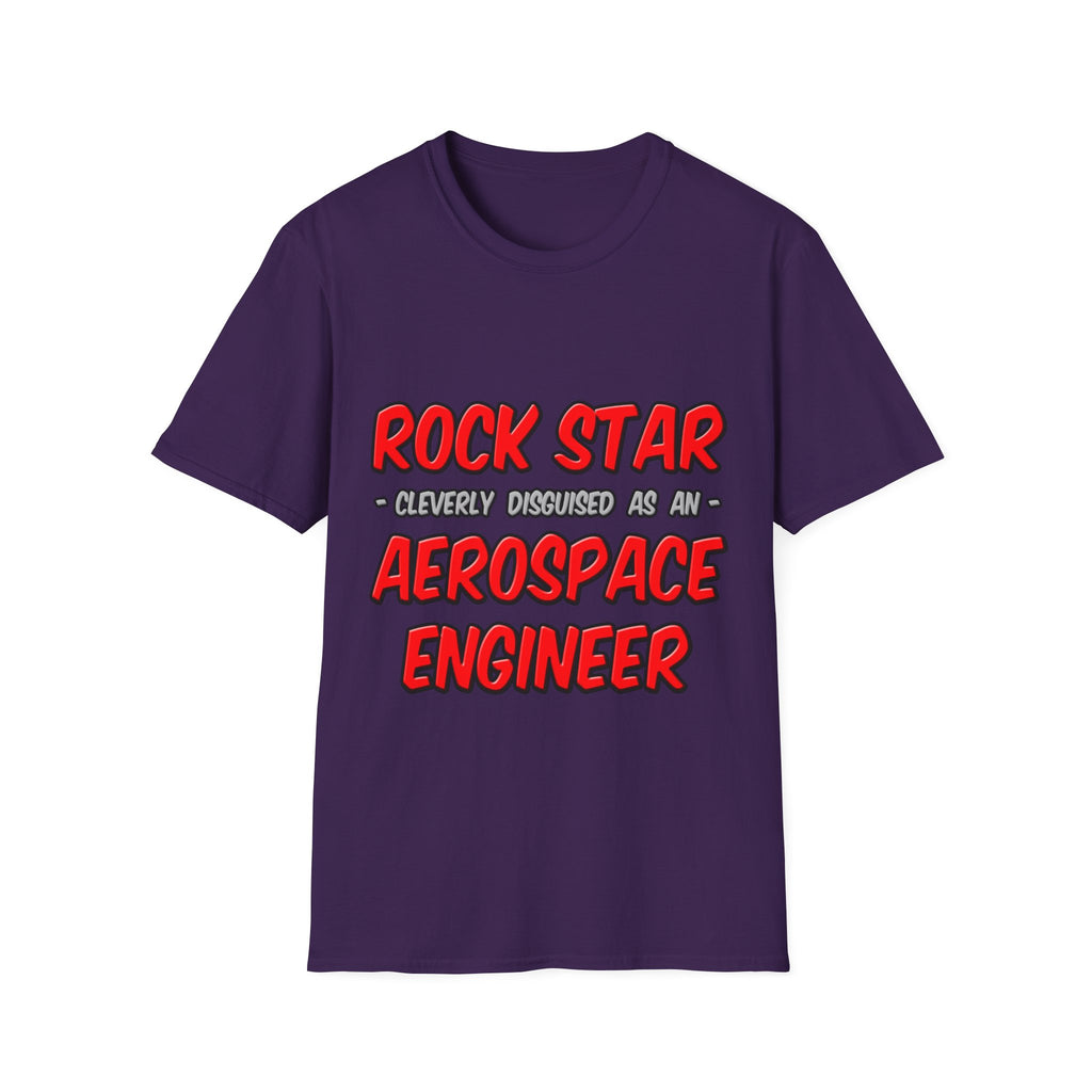 Rock Star...Aerospace Engineer - Unisex Softstyle T-Shirt