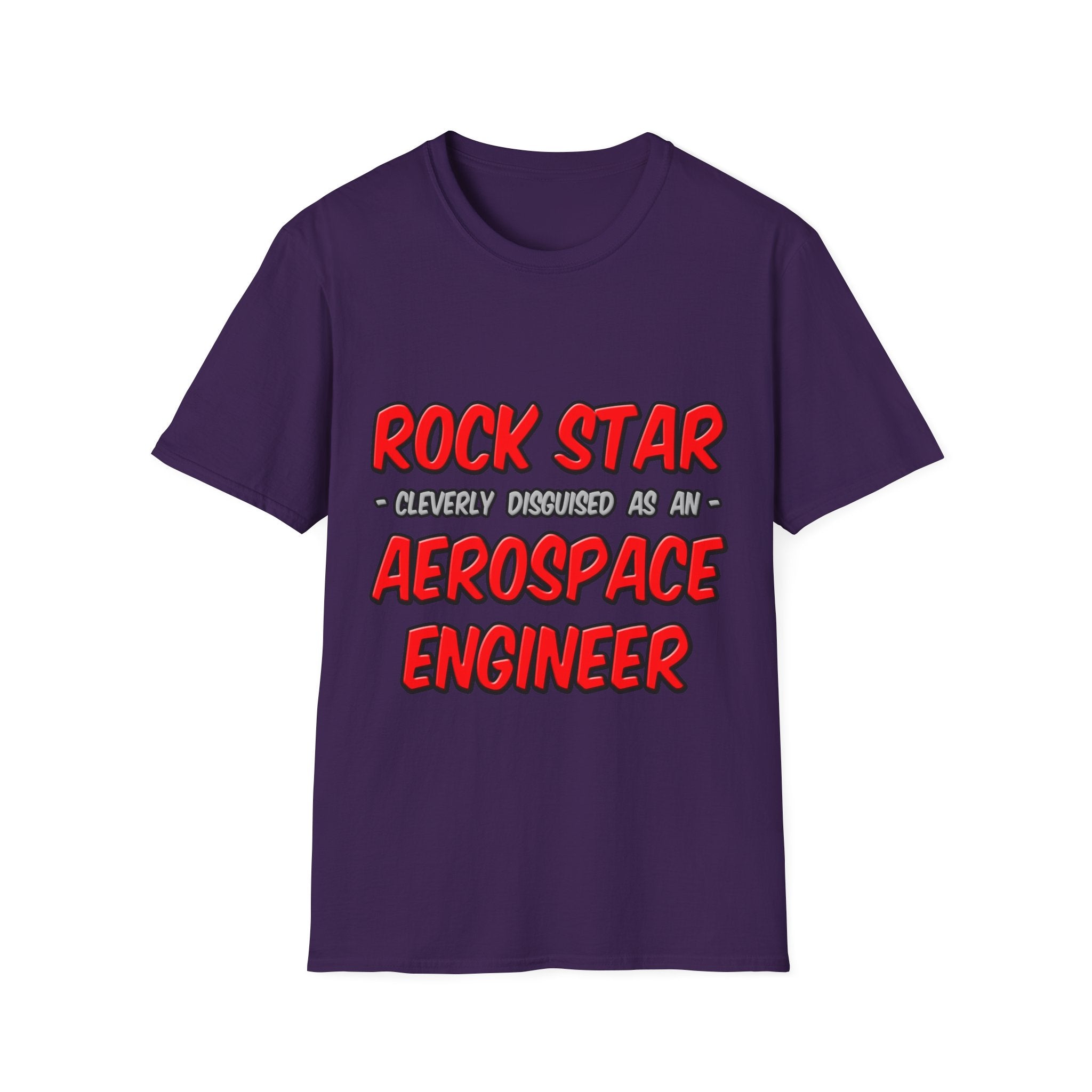 Rock Star...Aerospace Engineer - Unisex Softstyle T-Shirt
