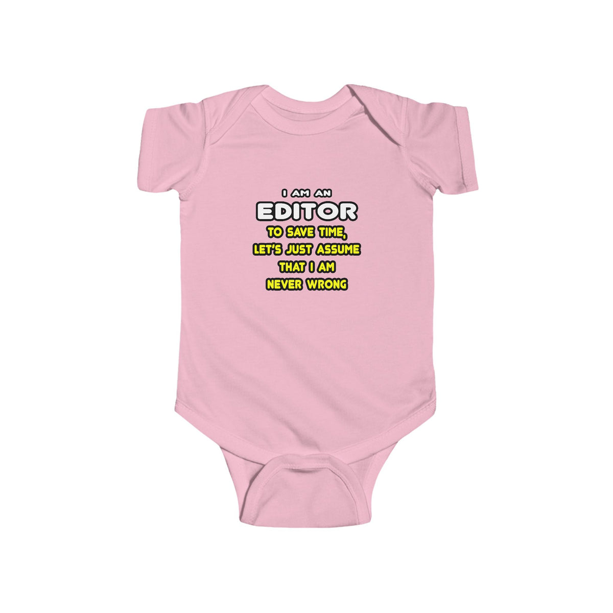 Funny Editor T Shirts and Gifts - Infant Fine Jersey Bodysuit