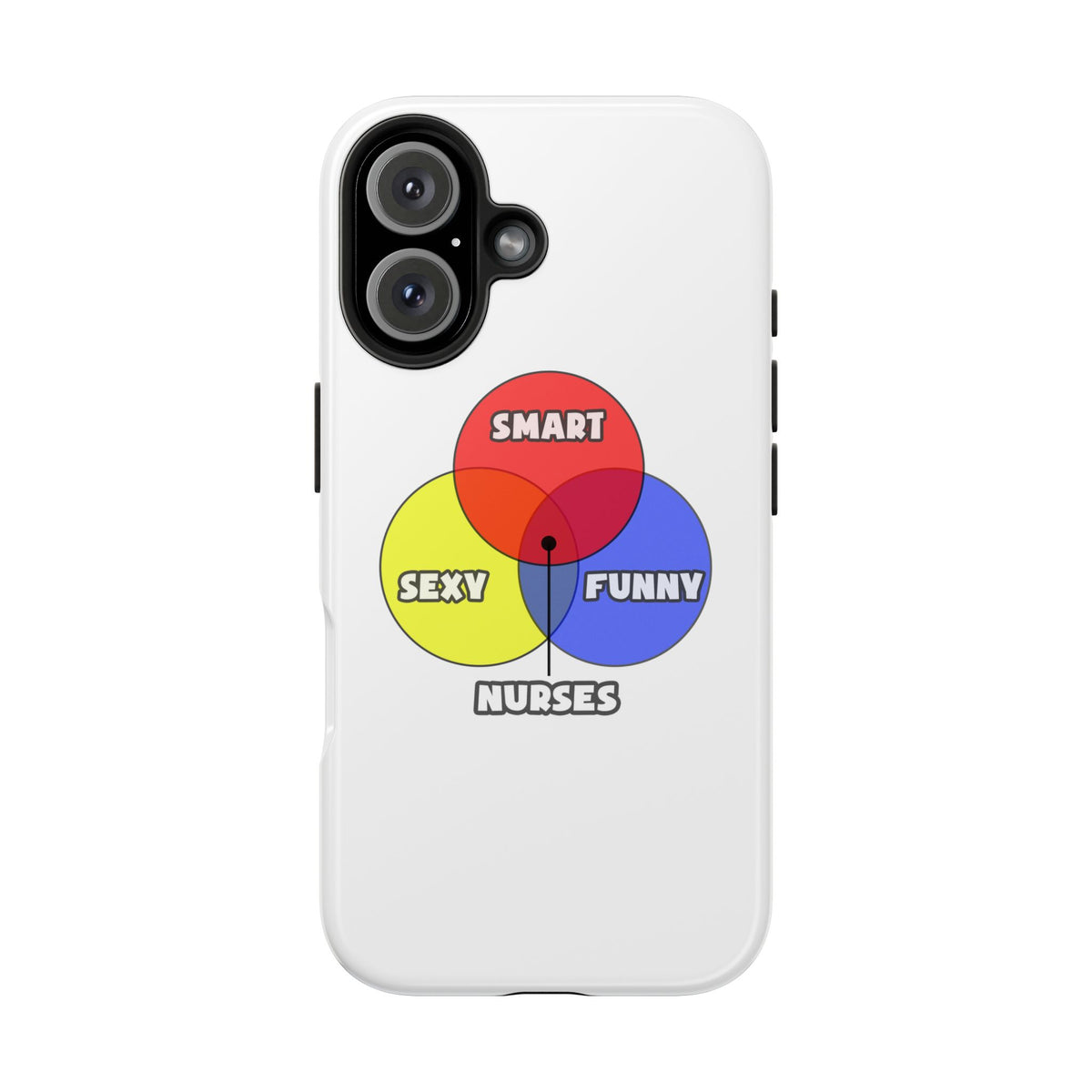 Venn Diagram .. Nurses - Tough Phone Cases