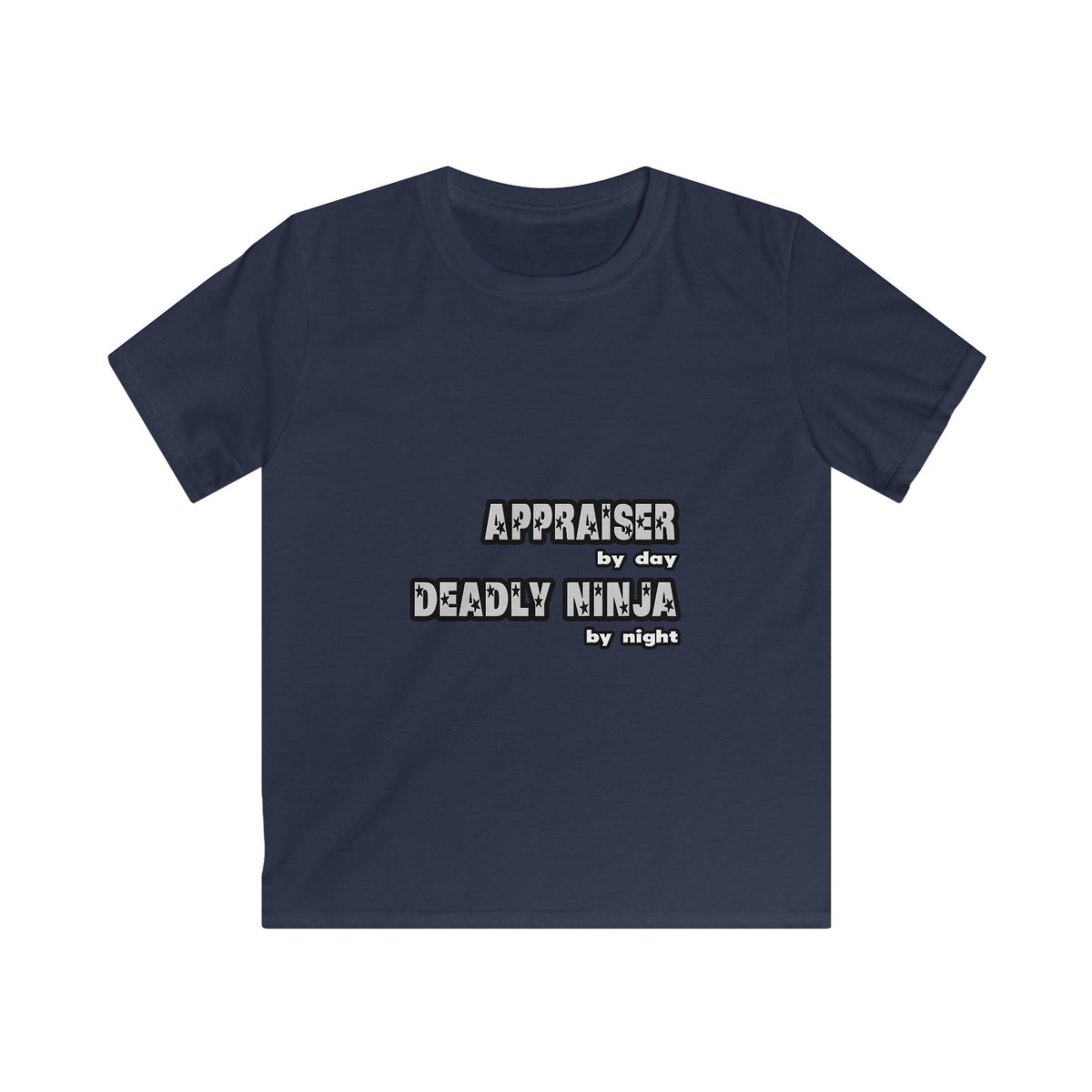 Appraiser By Day...Deadly Ninja By Night - Kids Softstyle Tee