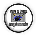 Save a Drum...Bang a Bartender - Wall Clock