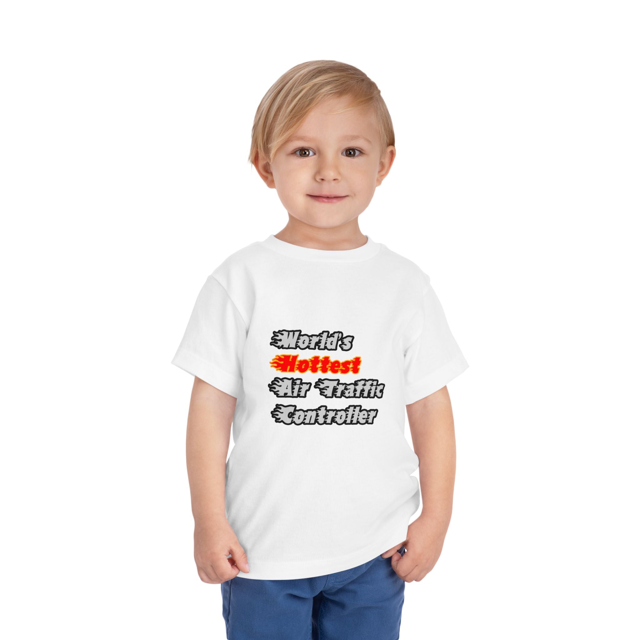 World's Hottest Air Traffic Controller - Toddler Short Sleeve Tee