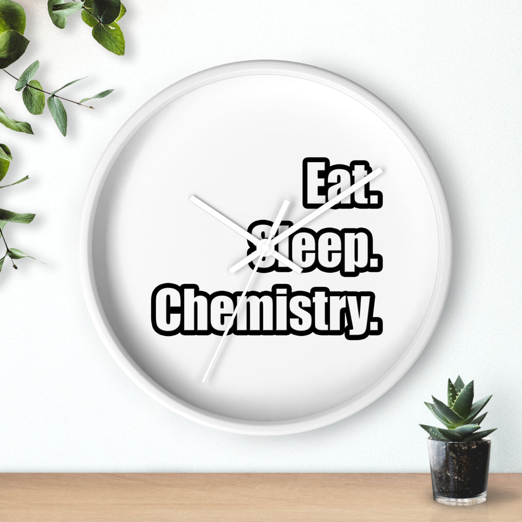 Eat. Sleep. Chemistry - Wall Clock