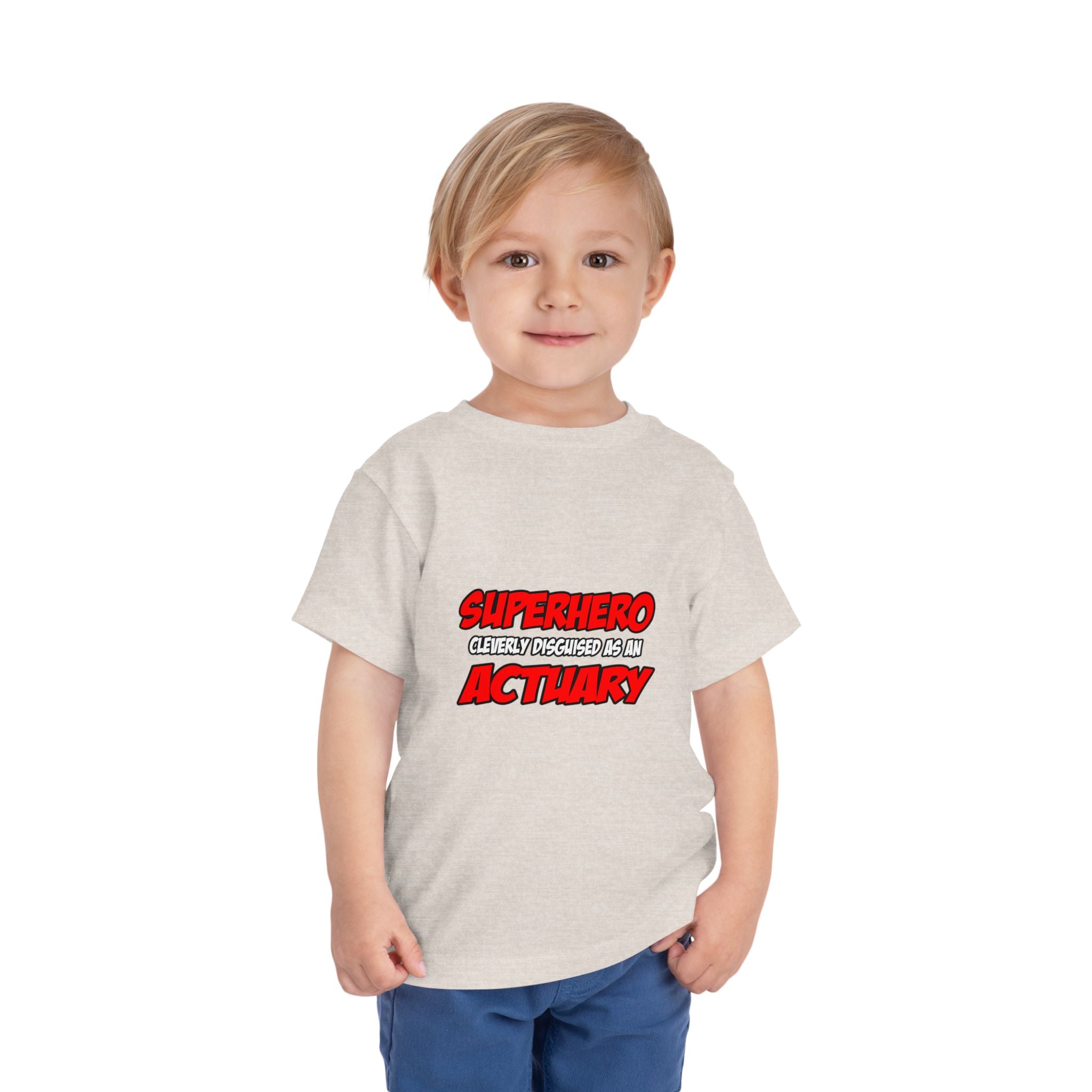 Superhero...Actuary - Toddler Short Sleeve Tee