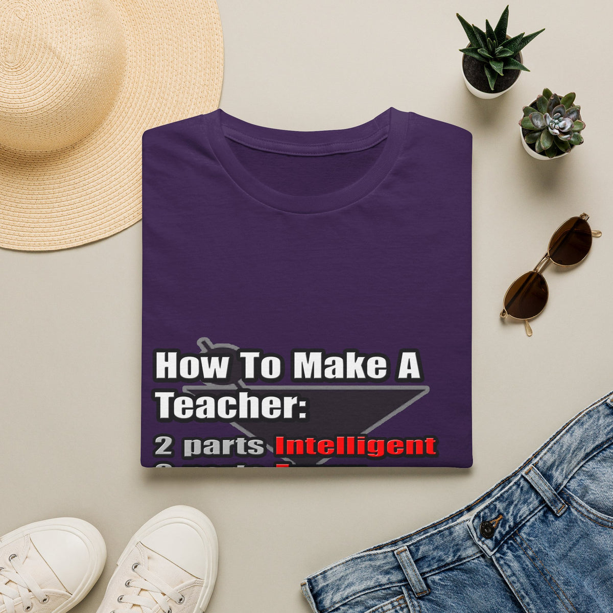 How To Make a Teacher - Unisex Softstyle T-Shirt