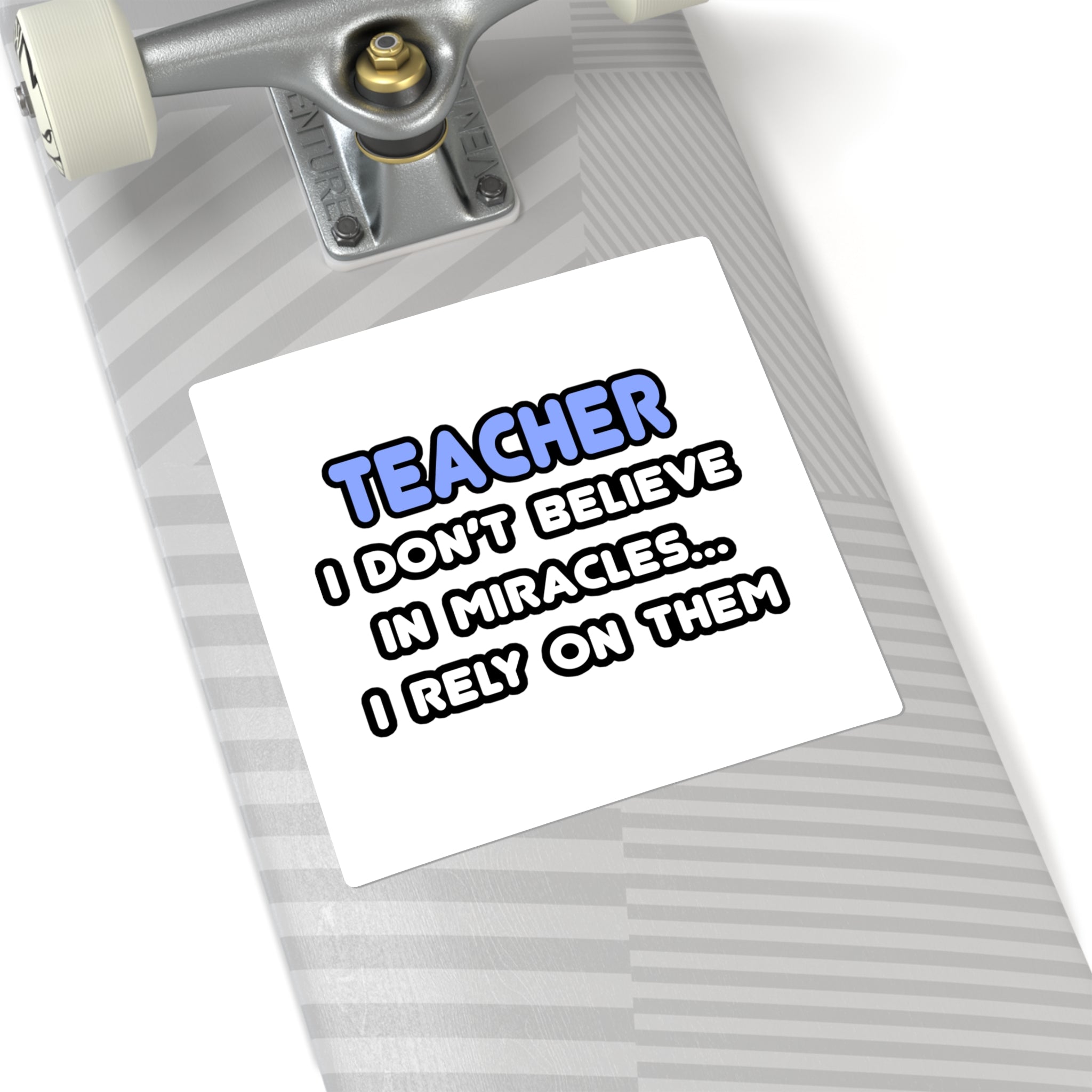 Miracles and Teachers - Square Stickers
