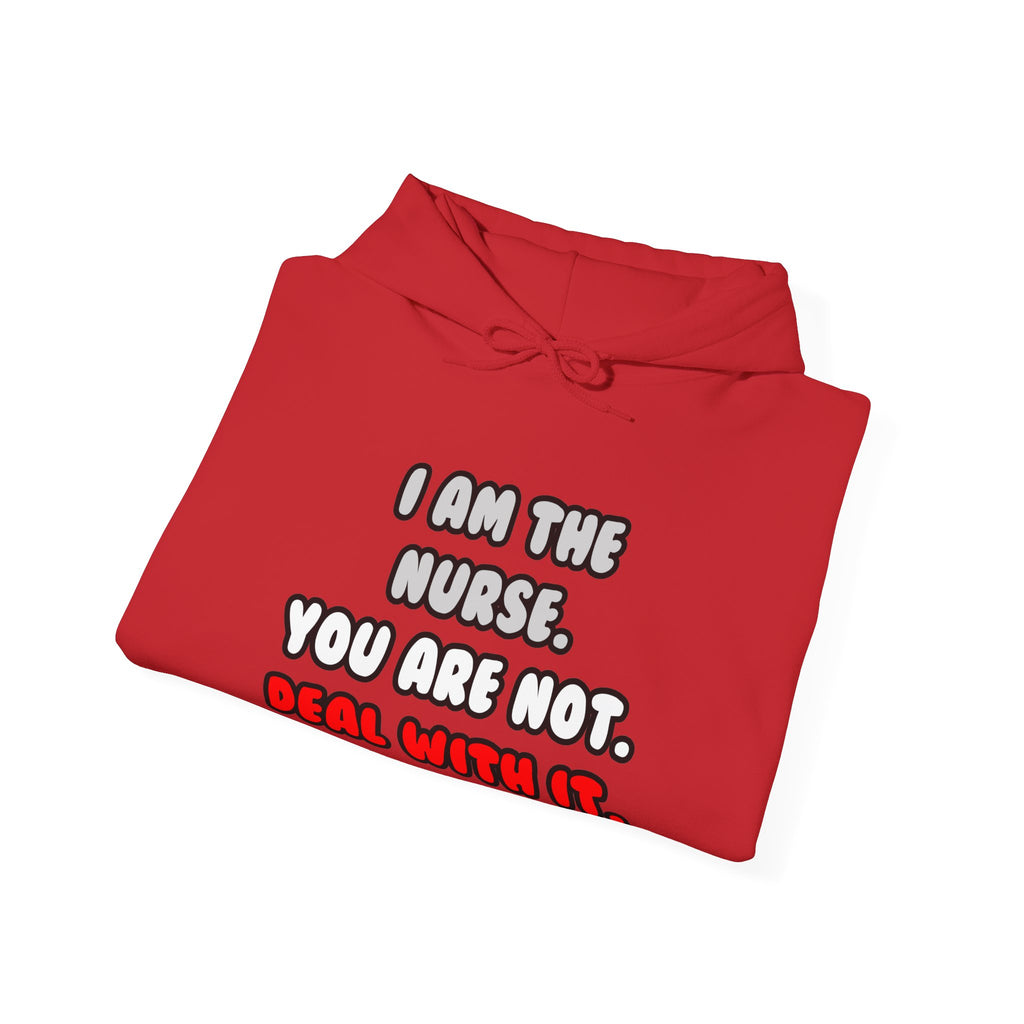 Deal With It ... Funny Nurse - Unisex Heavy Blend™ Hooded Sweatshirt