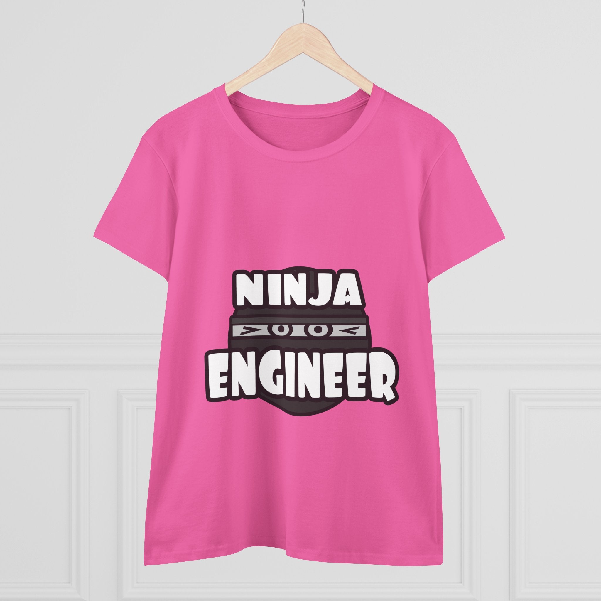 Ninja Engineer (2) - Women's Midweight Cotton Tee