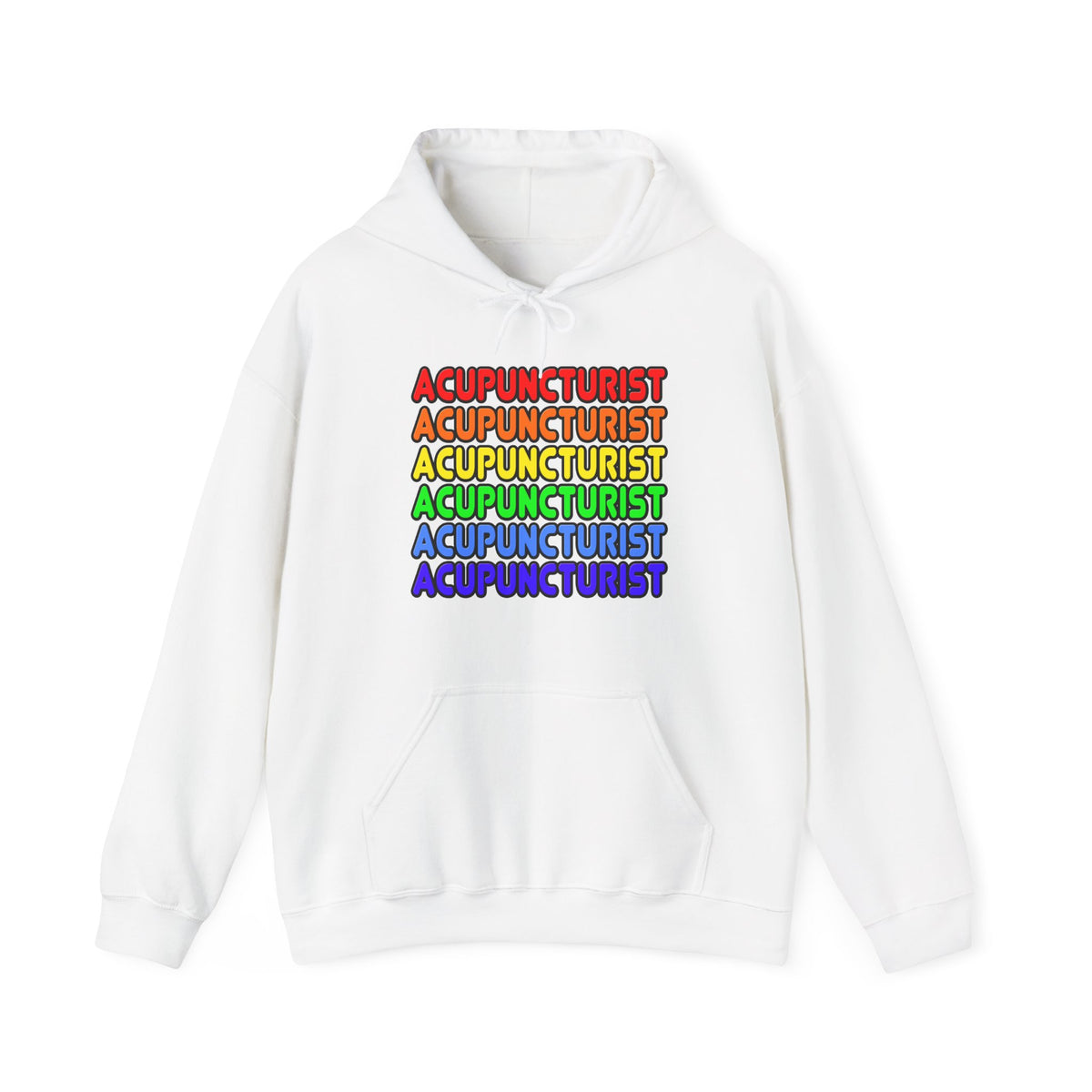 Rainbow Acupuncturist - Unisex Heavy Blend™ Hooded Sweatshirt