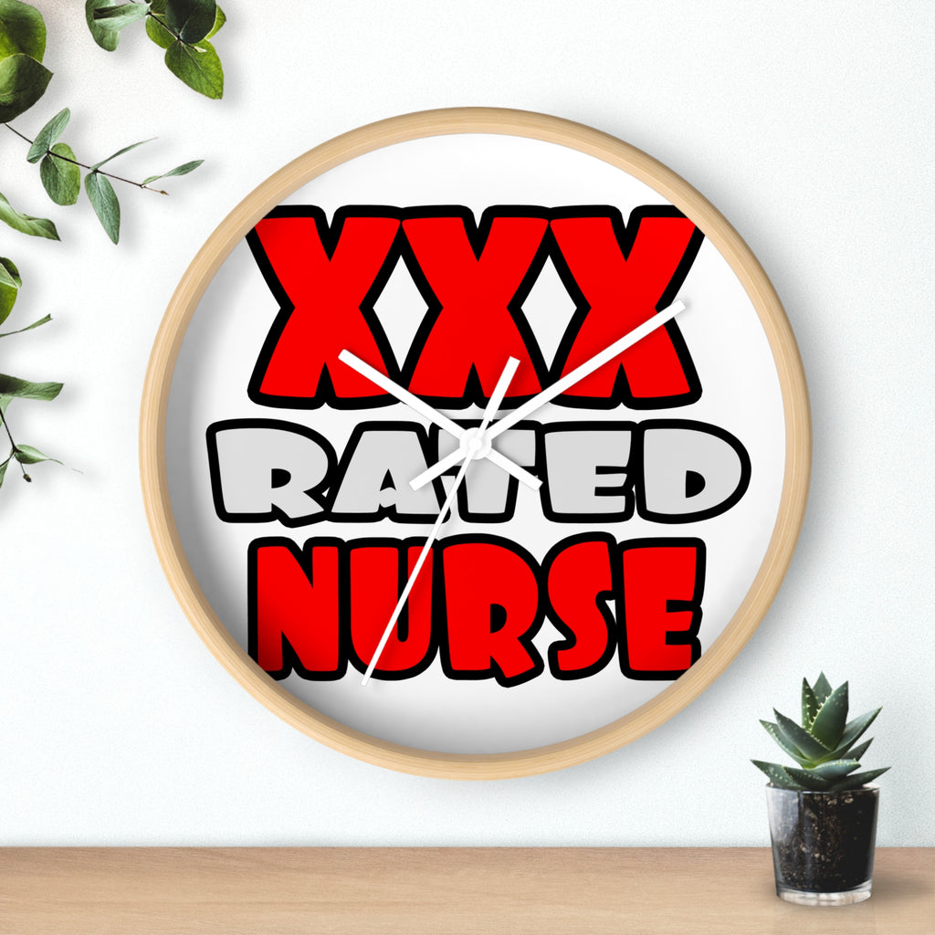 XXX Rated Nurse - Wall Clock