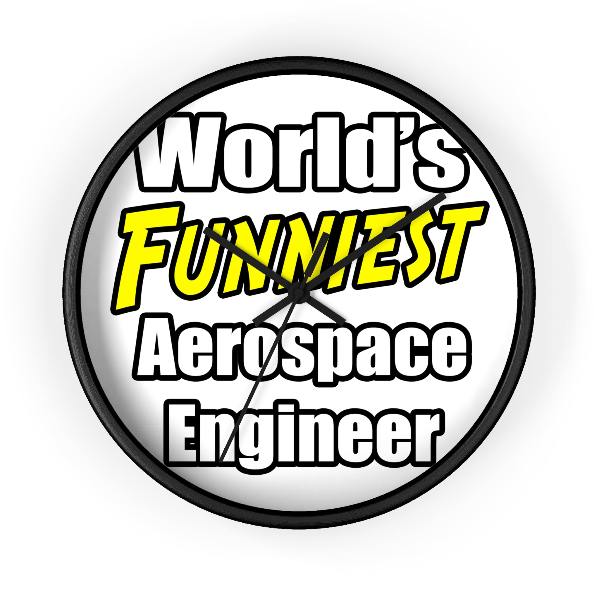 World's Funniest Aerospace Engineer - Wall Clock