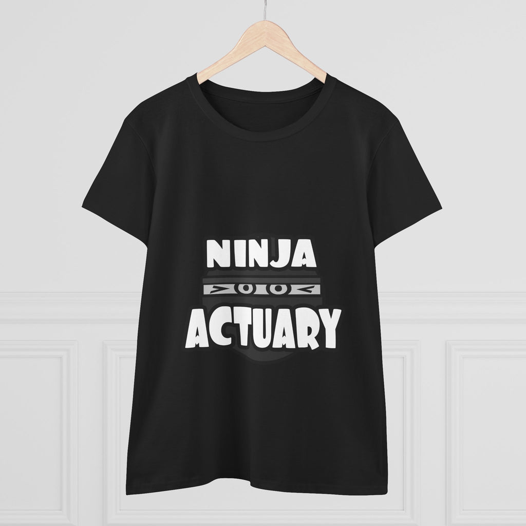 Ninja Actuary - Women's Midweight Cotton Tee