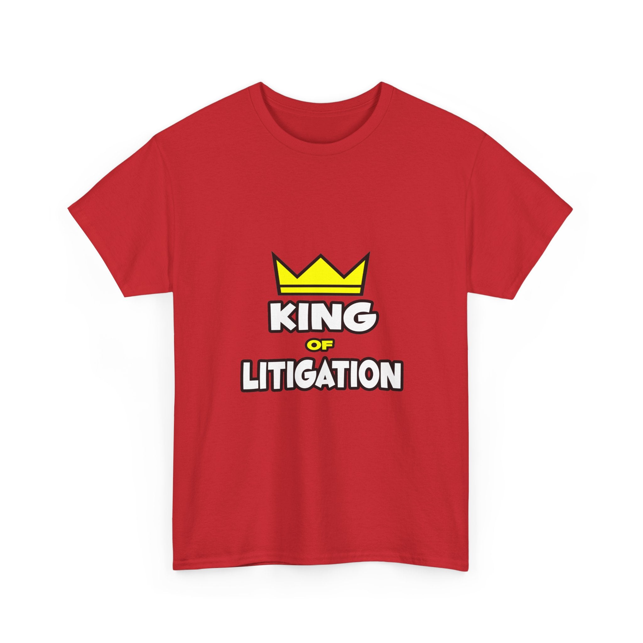 King of Litigation - Unisex Heavy Cotton Tee