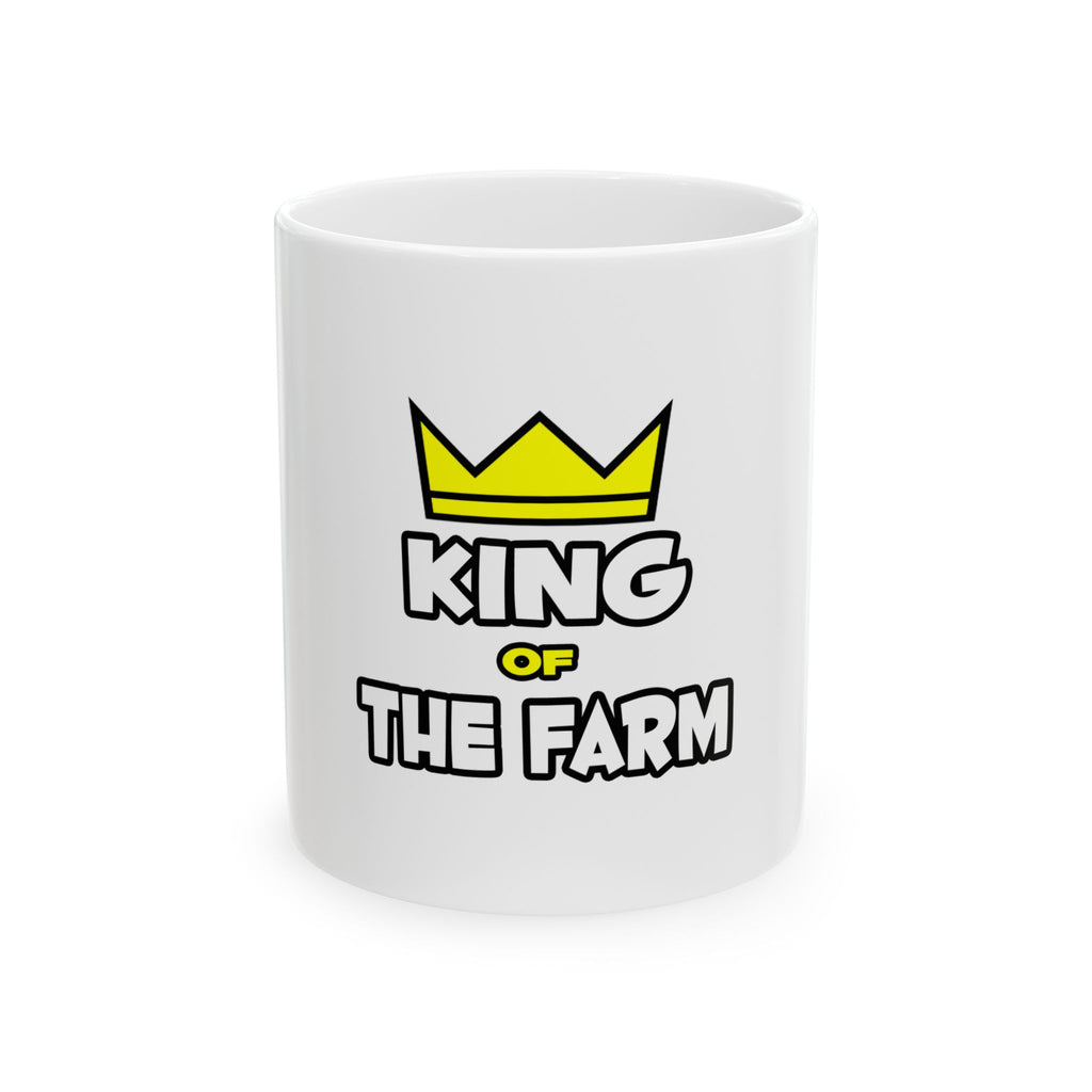 King of The Farm - Ceramic Mug, (11oz, 15oz)
