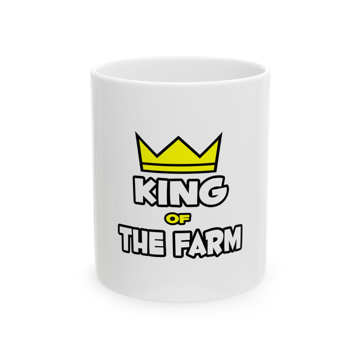 King of The Farm - Ceramic Mug, (11oz, 15oz)
