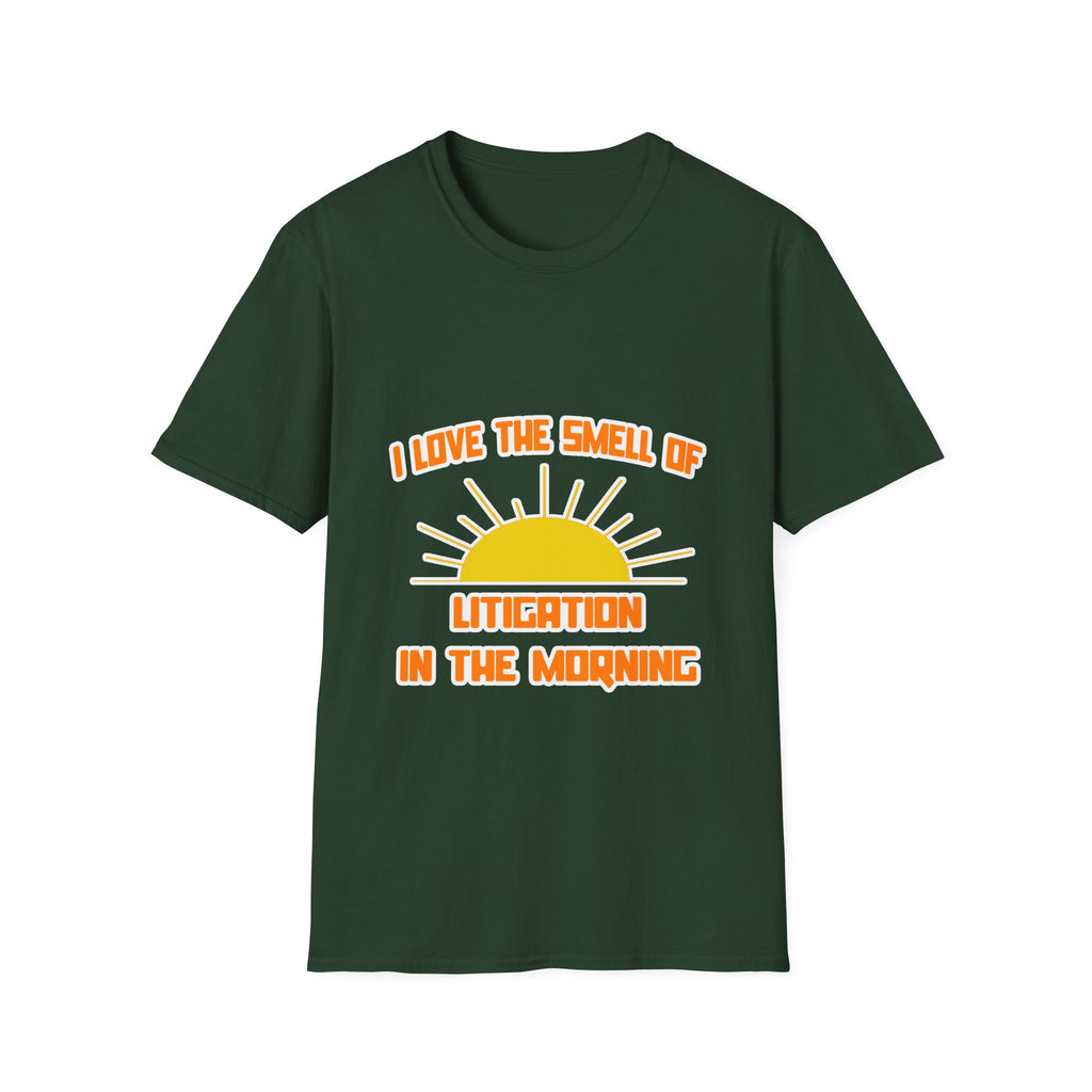Smell of Litigation in the Morning - Unisex Softstyle T-Shirt