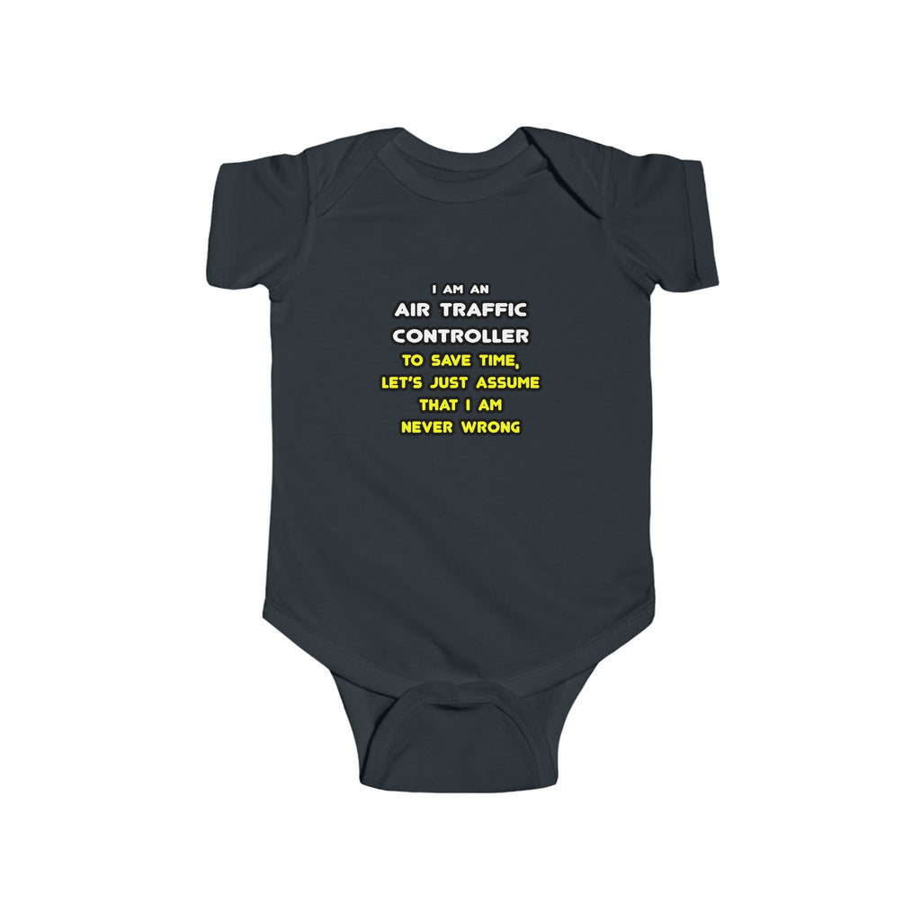 Funny Air Traffic Controller T Shirts - Infant Fine Jersey Bodysuit