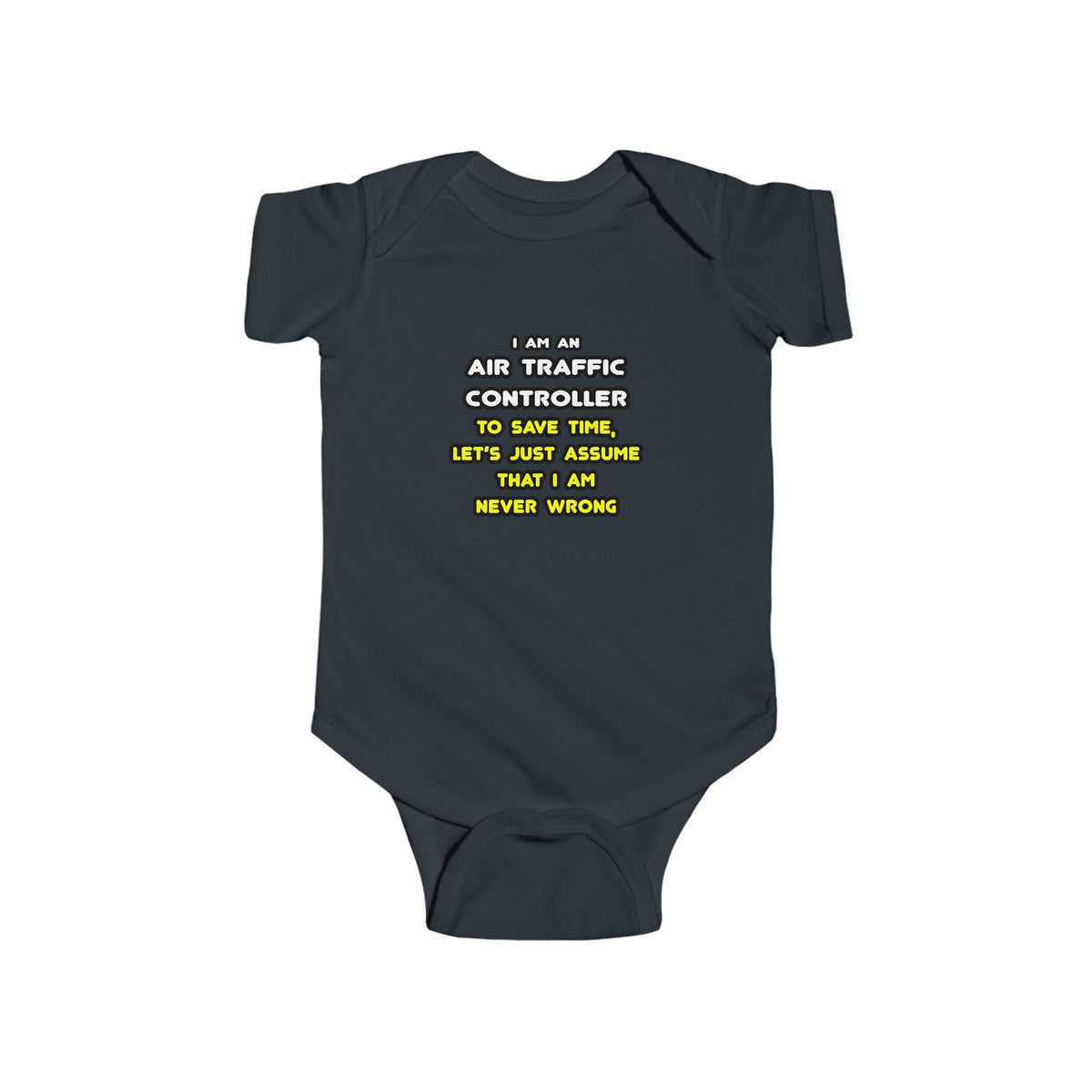 Funny Air Traffic Controller T Shirts - Infant Fine Jersey Bodysuit