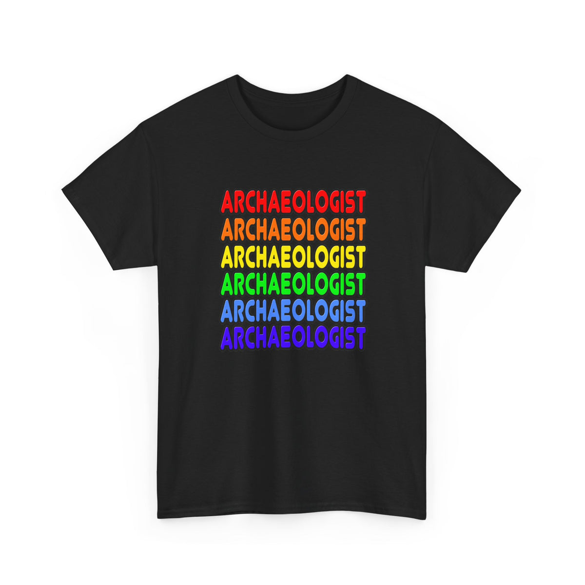 Rainbow Archaeologist - Unisex Heavy Cotton Tee