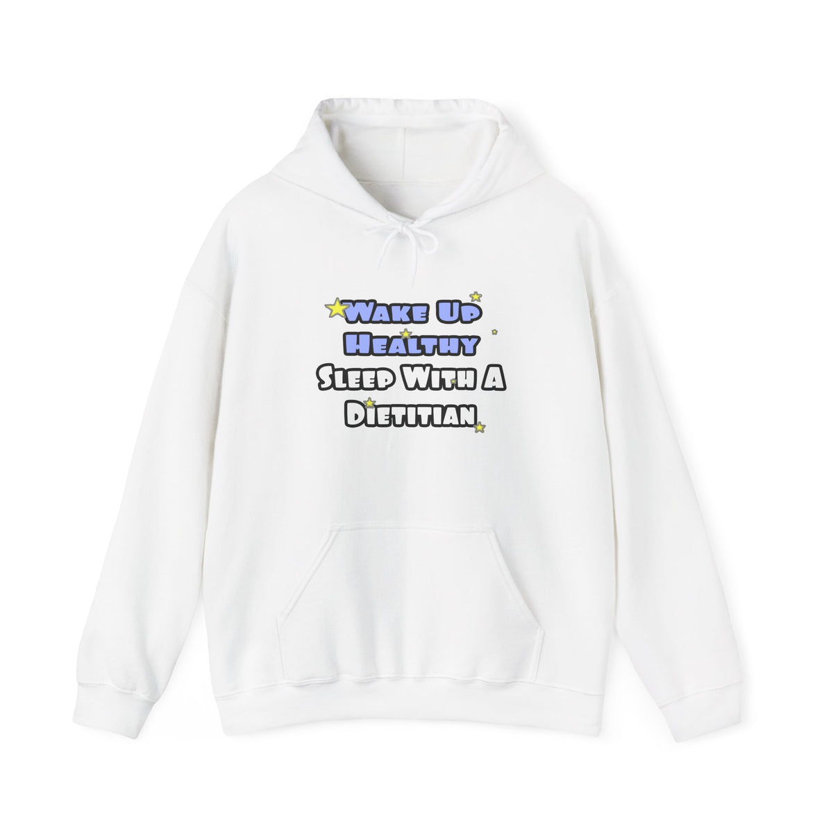 Wake Up Healthy...Sleep With a Dietitian - Unisex Heavy Blend™ Hooded Sweatshirt