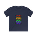 Rainbow Teacher - Kids Softstyle Tee