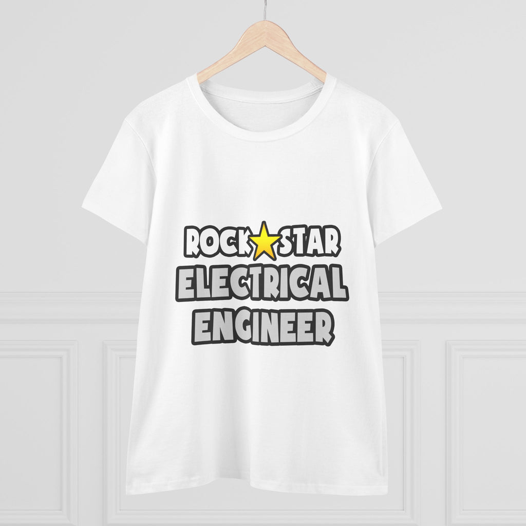Rock Star Electrical Engineer - Women's Midweight Cotton Tee