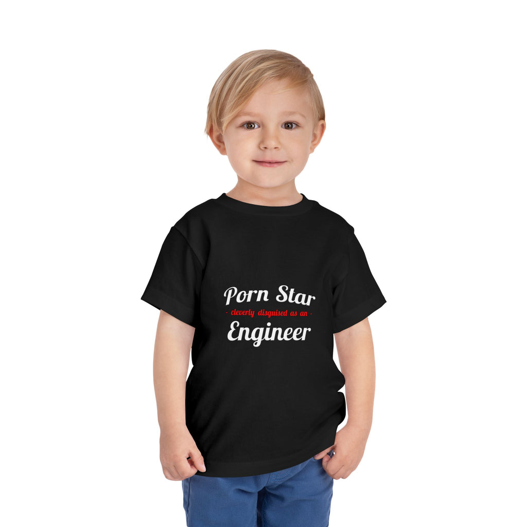 Porn Star...Engineer - Toddler Short Sleeve Tee