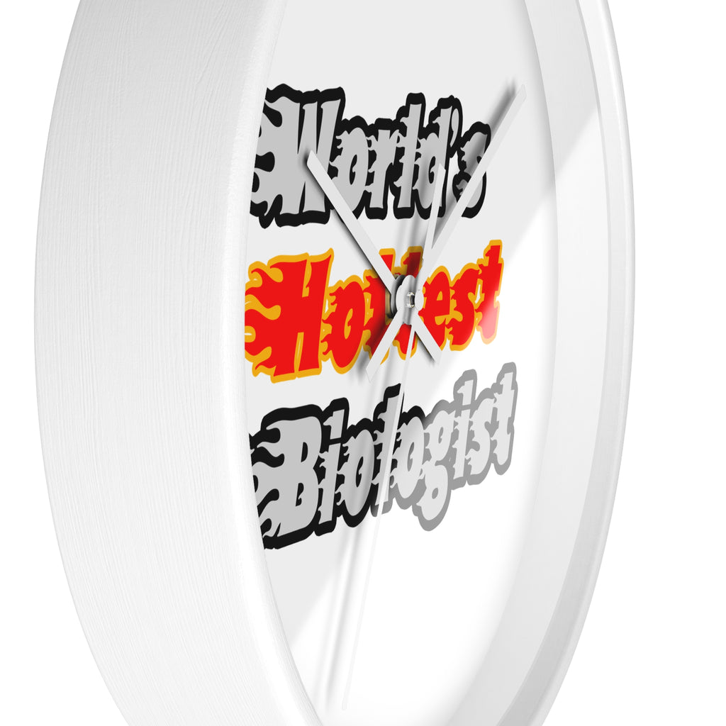 World's Hottest Biologist - Wall Clock
