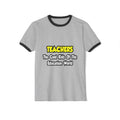 Teachers...Cool Kids of Education World - Unisex Cotton Ringer T-Shirt